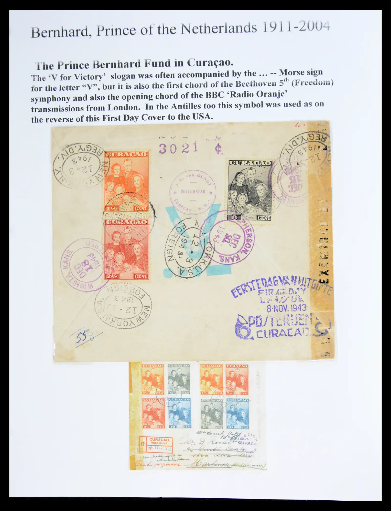 41045 0047 - Stamp collection 41045 Prins Bernhardt specialised collection 1911-2004.