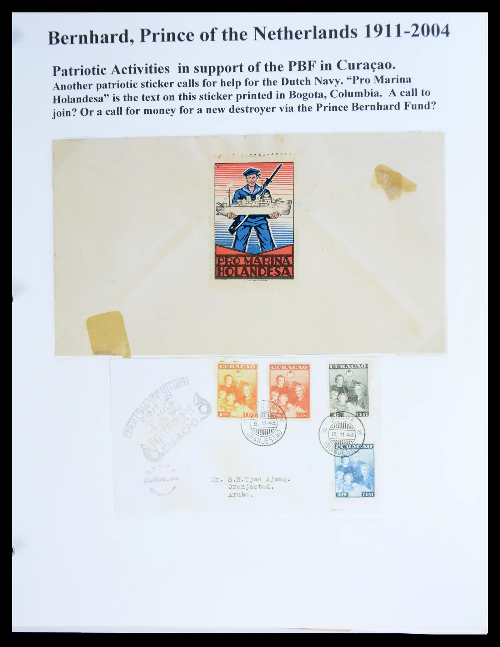 41045 0058 - Stamp collection 41045 Prins Bernhardt specialised collection 1911-2004.