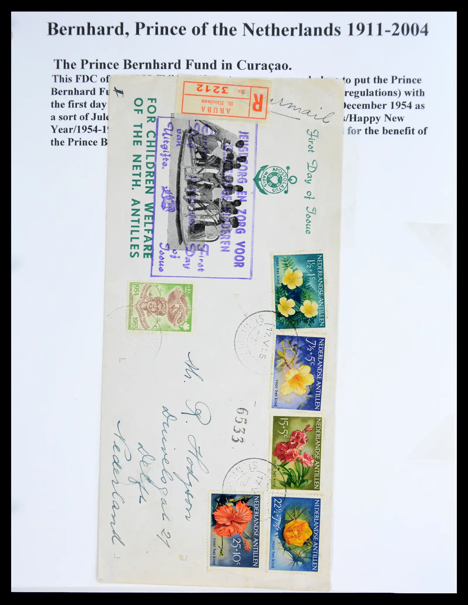 41045 0064 - Stamp collection 41045 Prins Bernhardt specialised collection 1911-2004.