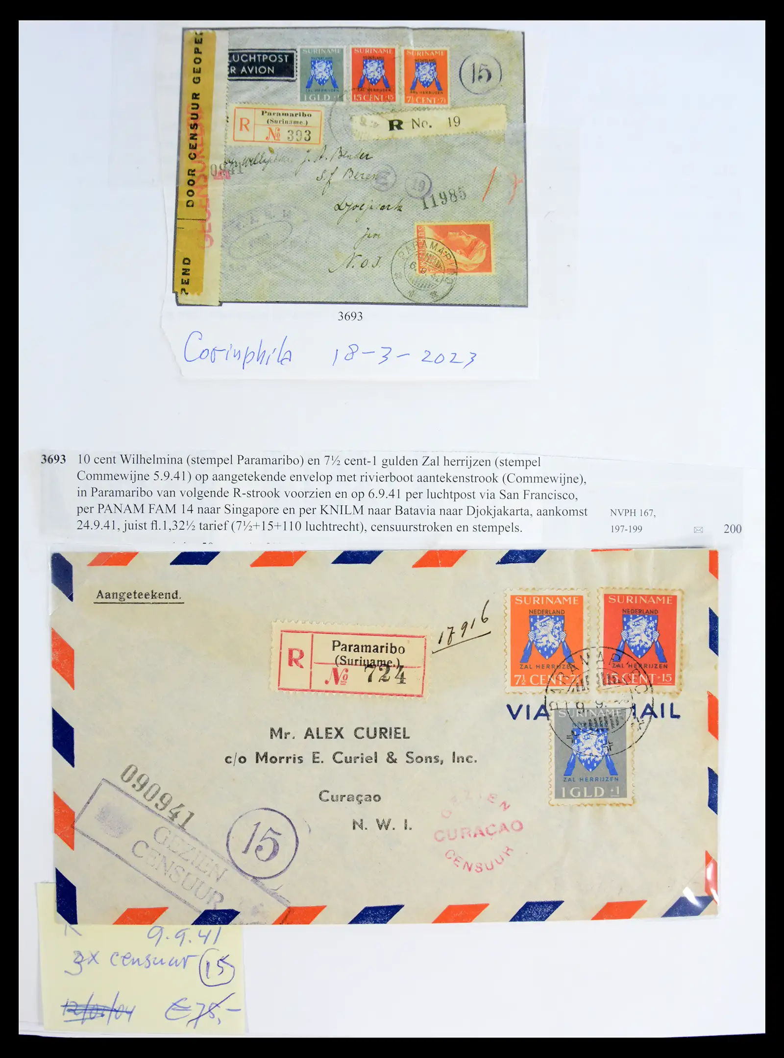 41045 0070 - Stamp collection 41045 Prins Bernhardt specialised collection 1911-2004.
