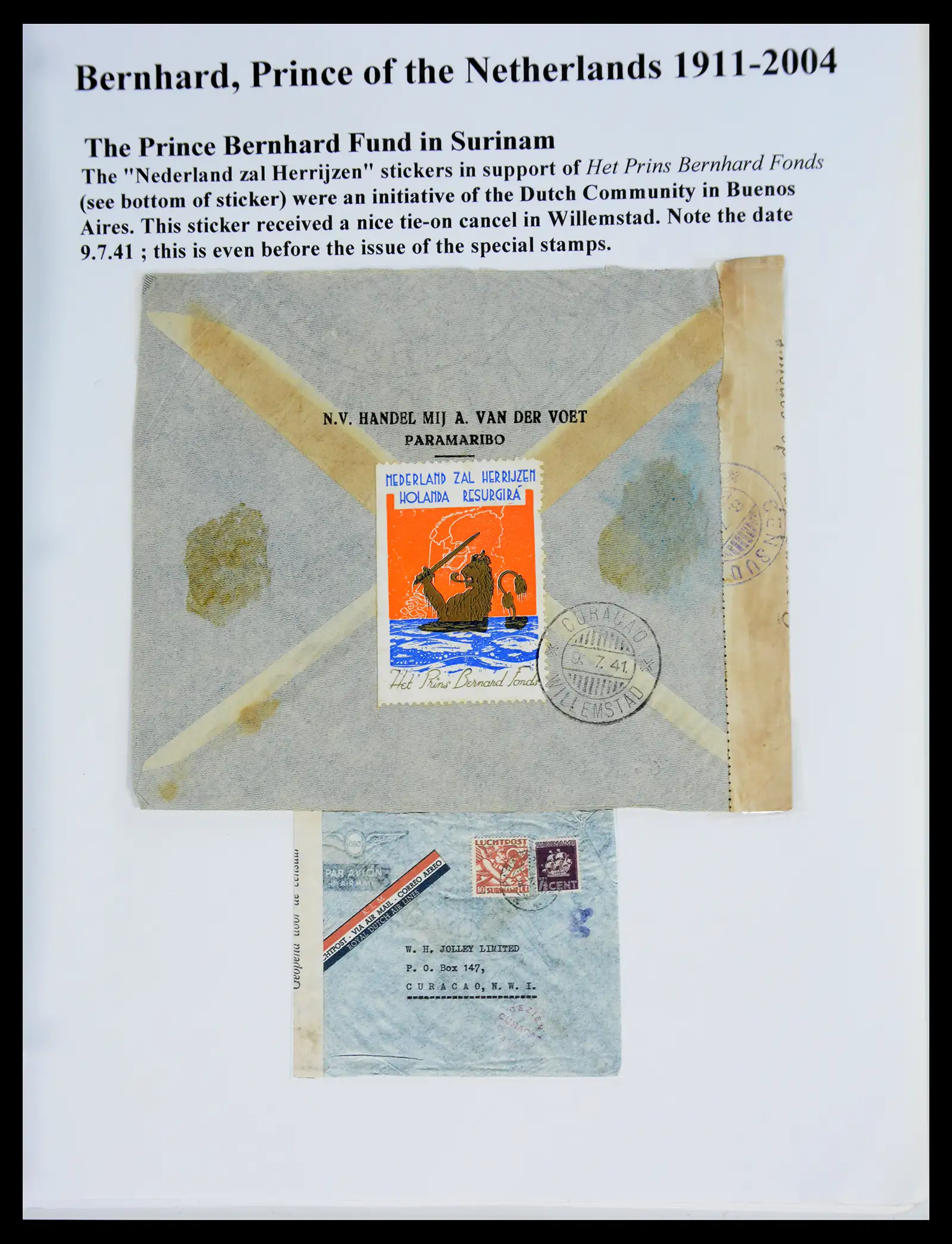 41045 0077 - Stamp collection 41045 Prins Bernhardt specialised collection 1911-2004.