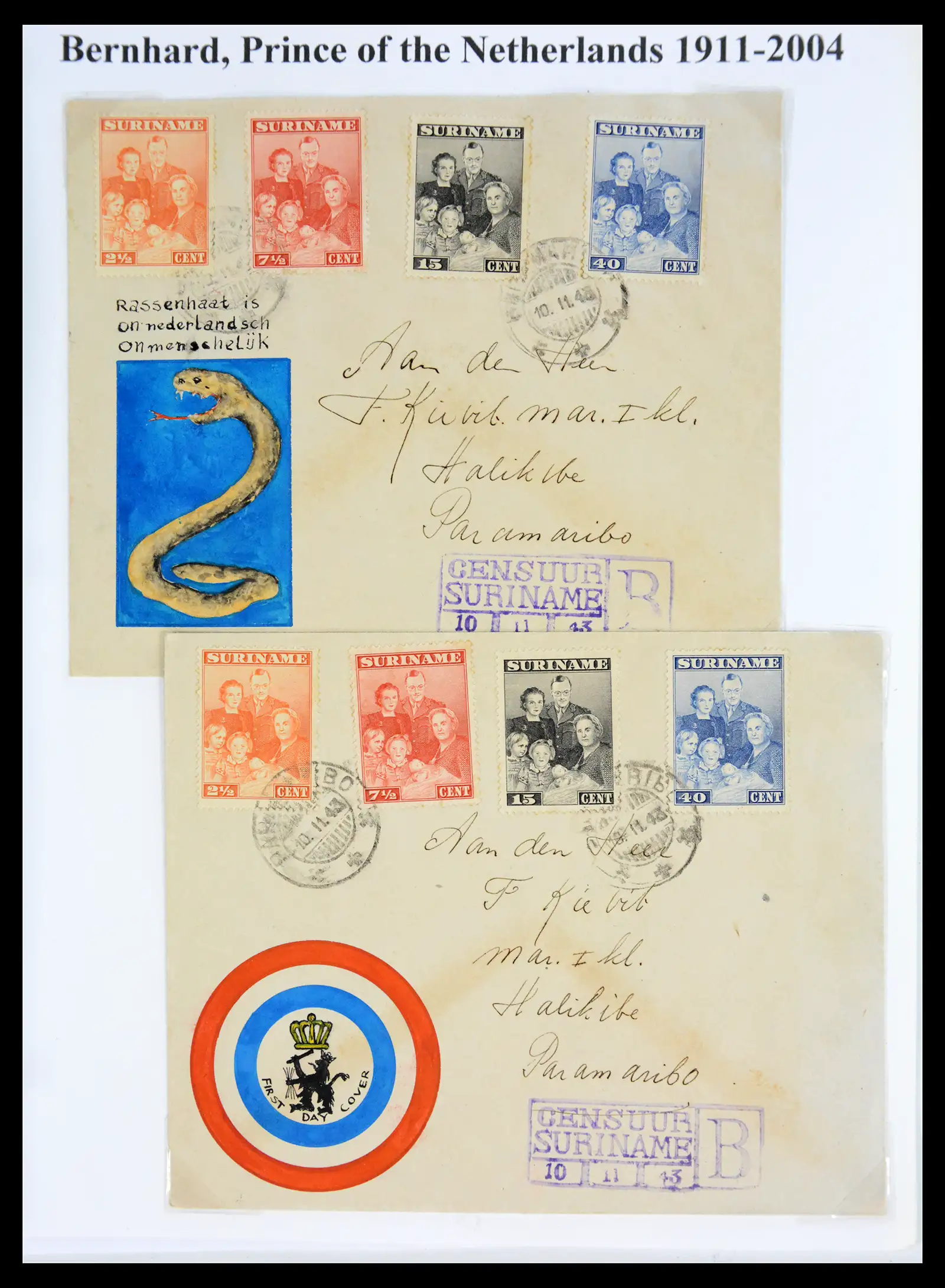 41045 0084 - Stamp collection 41045 Prins Bernhardt specialised collection 1911-2004.