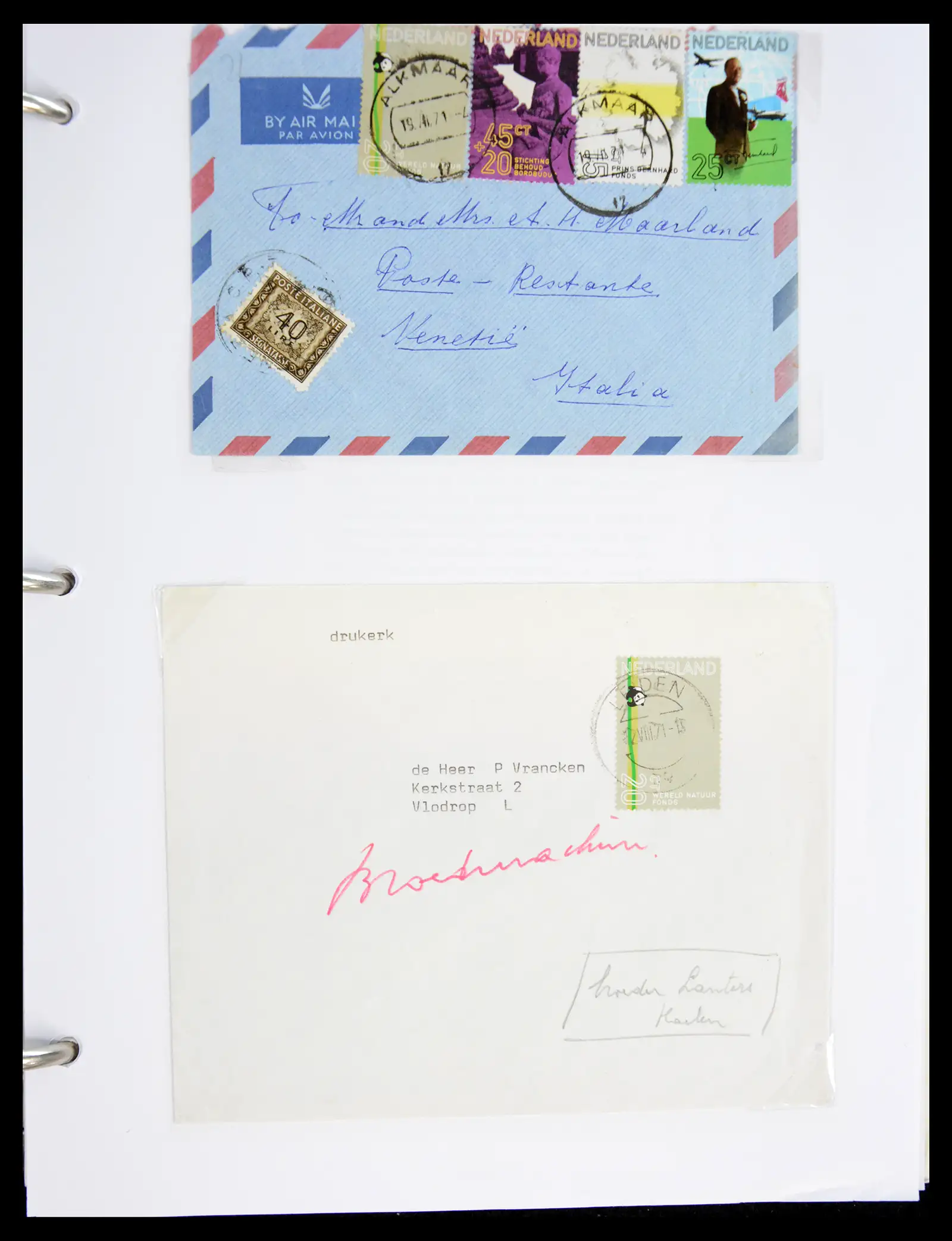 41045 0095 - Stamp collection 41045 Prins Bernhardt specialised collection 1911-2004.