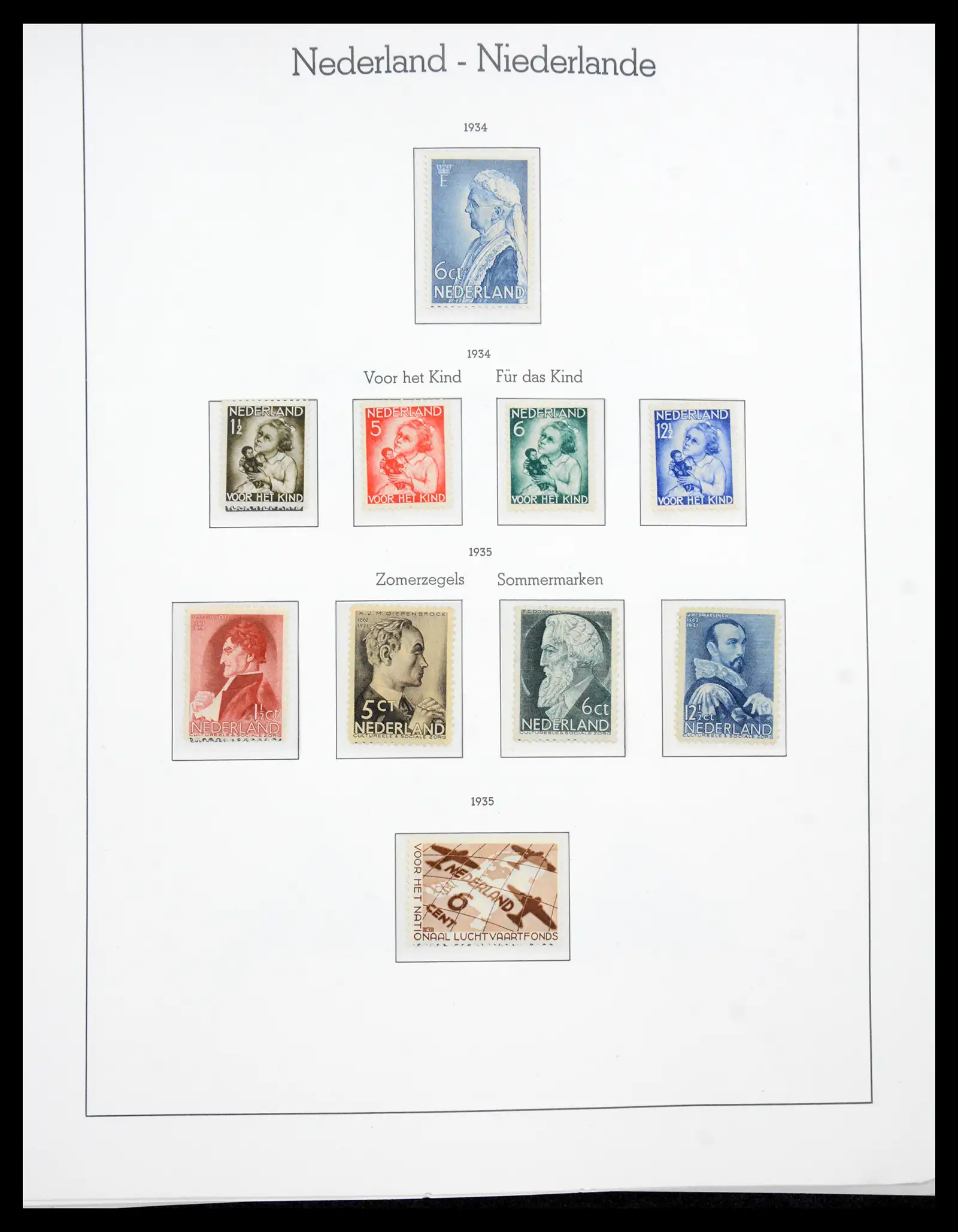 41050 0021 - Postzegelverzameling 41050 Nederland COMPLEET 1852-1959.