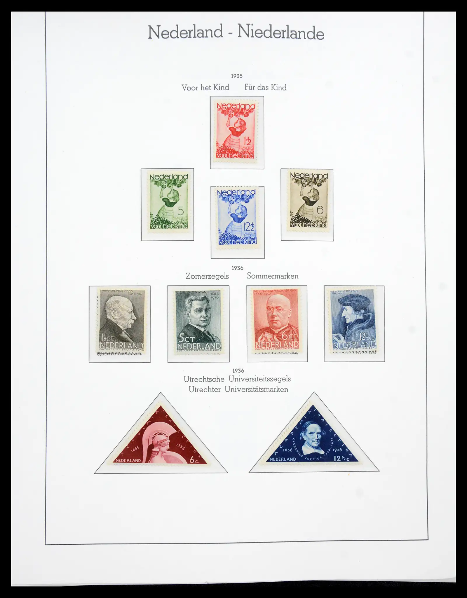 41050 0022 - Postzegelverzameling 41050 Nederland COMPLEET 1852-1959.