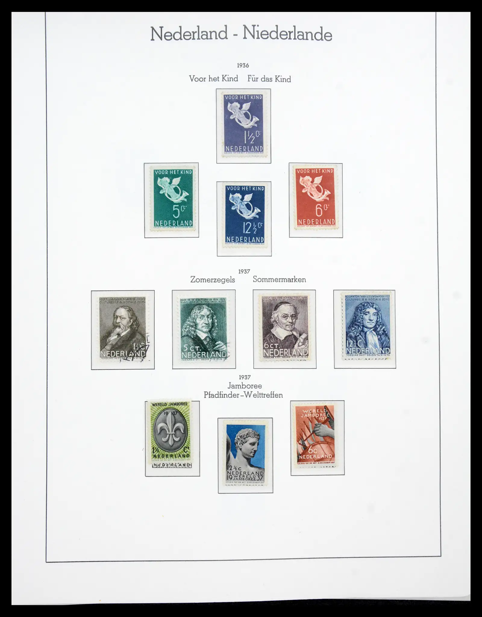 41050 0023 - Postzegelverzameling 41050 Nederland COMPLEET 1852-1959.