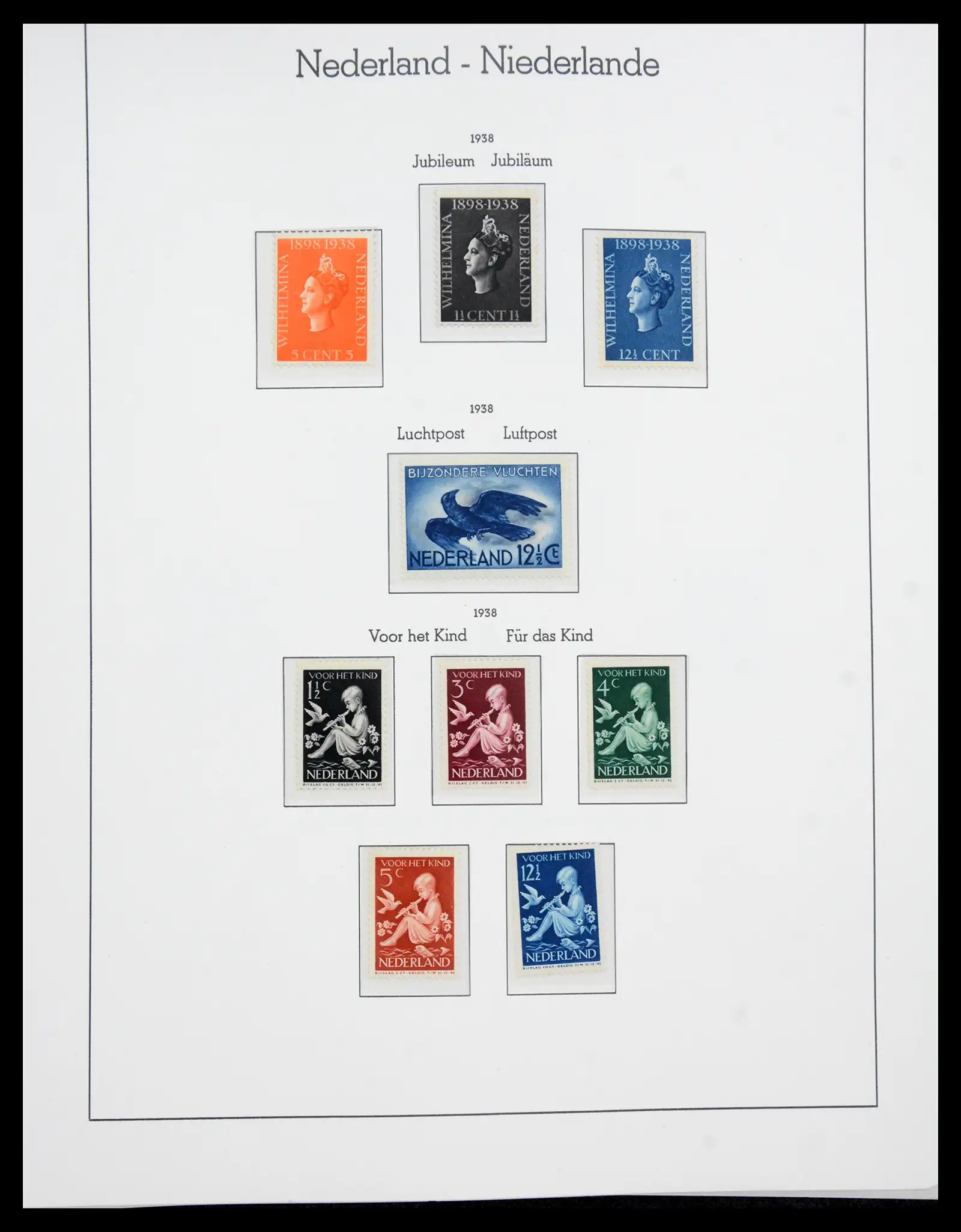 41050 0025 - Postzegelverzameling 41050 Nederland COMPLEET 1852-1959.