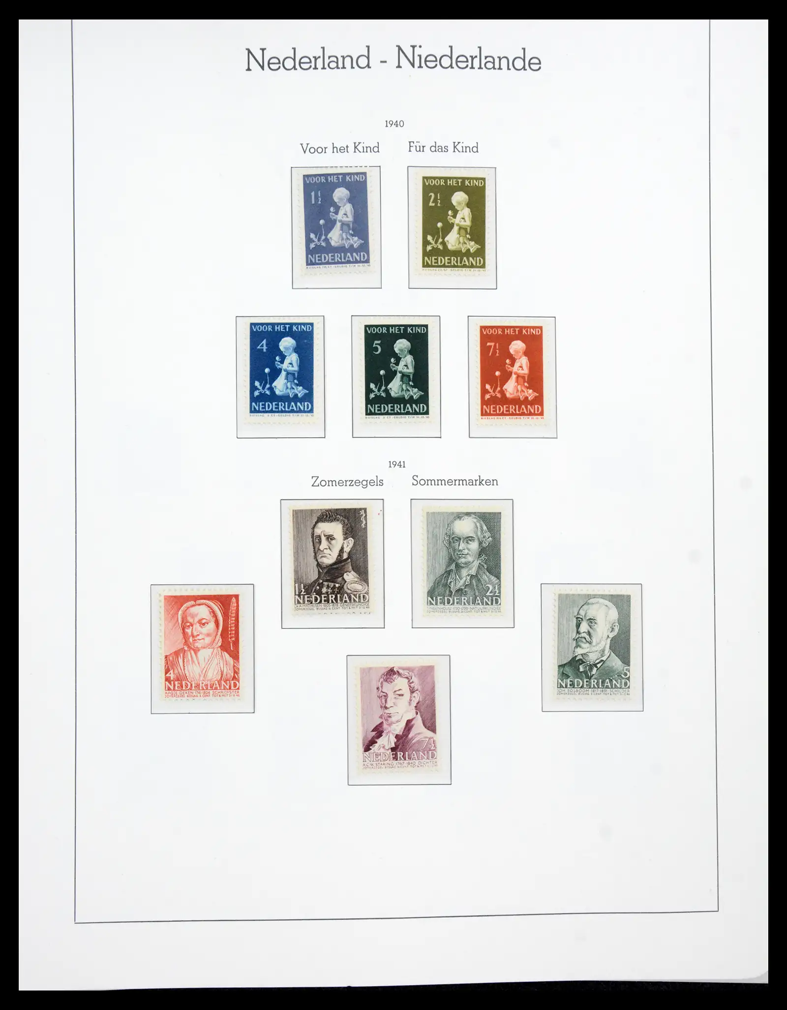 41050 0029 - Postzegelverzameling 41050 Nederland COMPLEET 1852-1959.