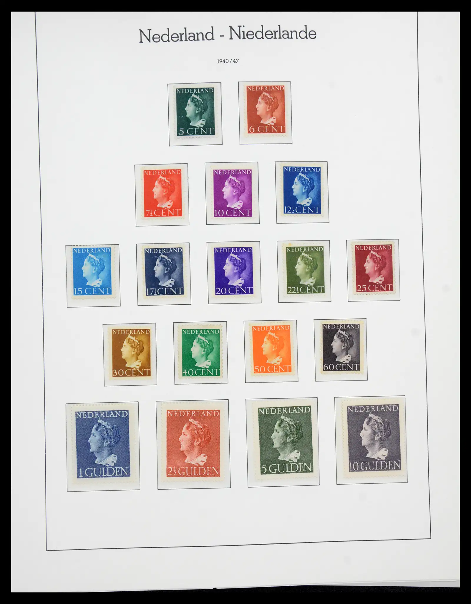 41050 0030 - Postzegelverzameling 41050 Nederland COMPLEET 1852-1959.