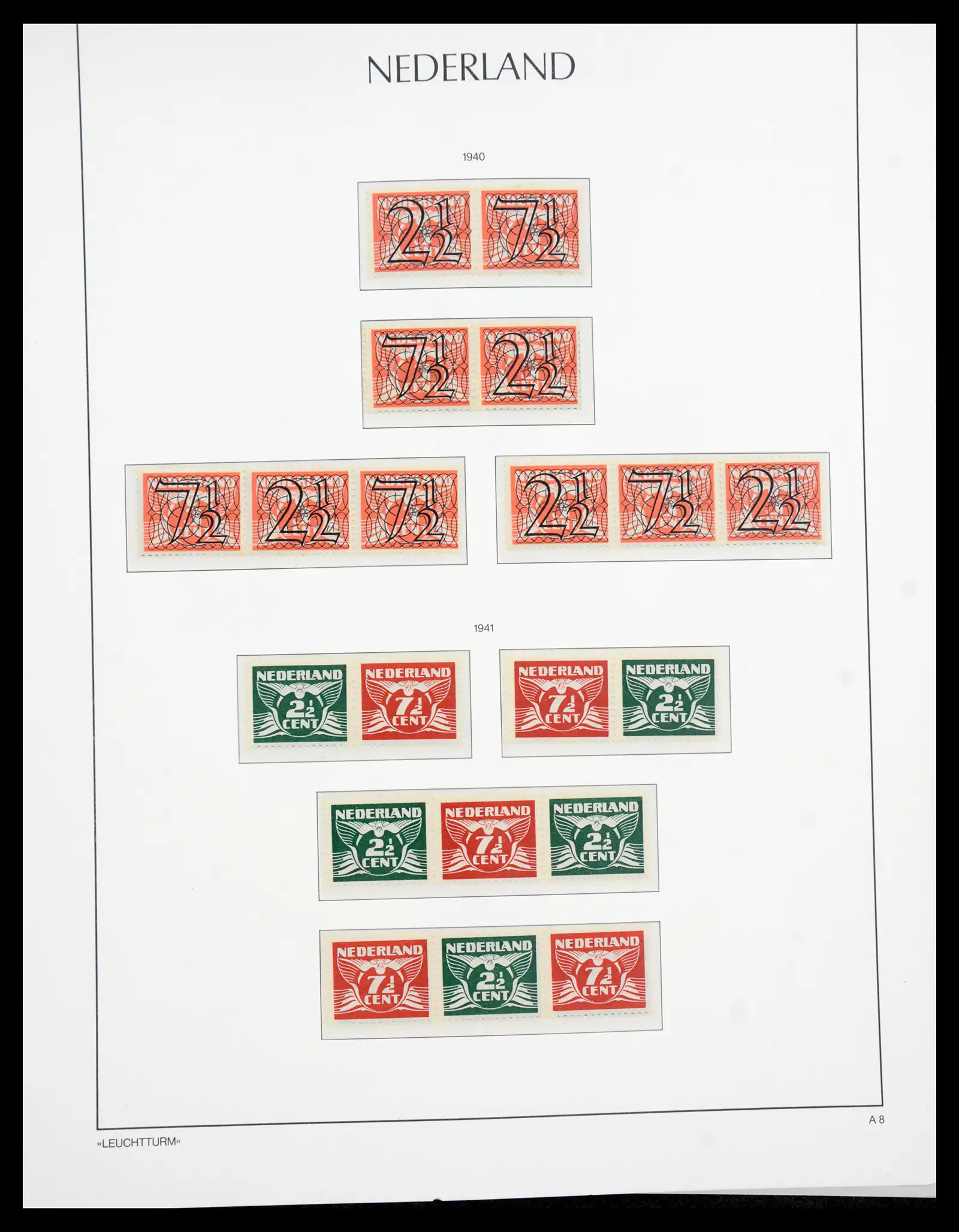 41050 0031 - Postzegelverzameling 41050 Nederland COMPLEET 1852-1959.