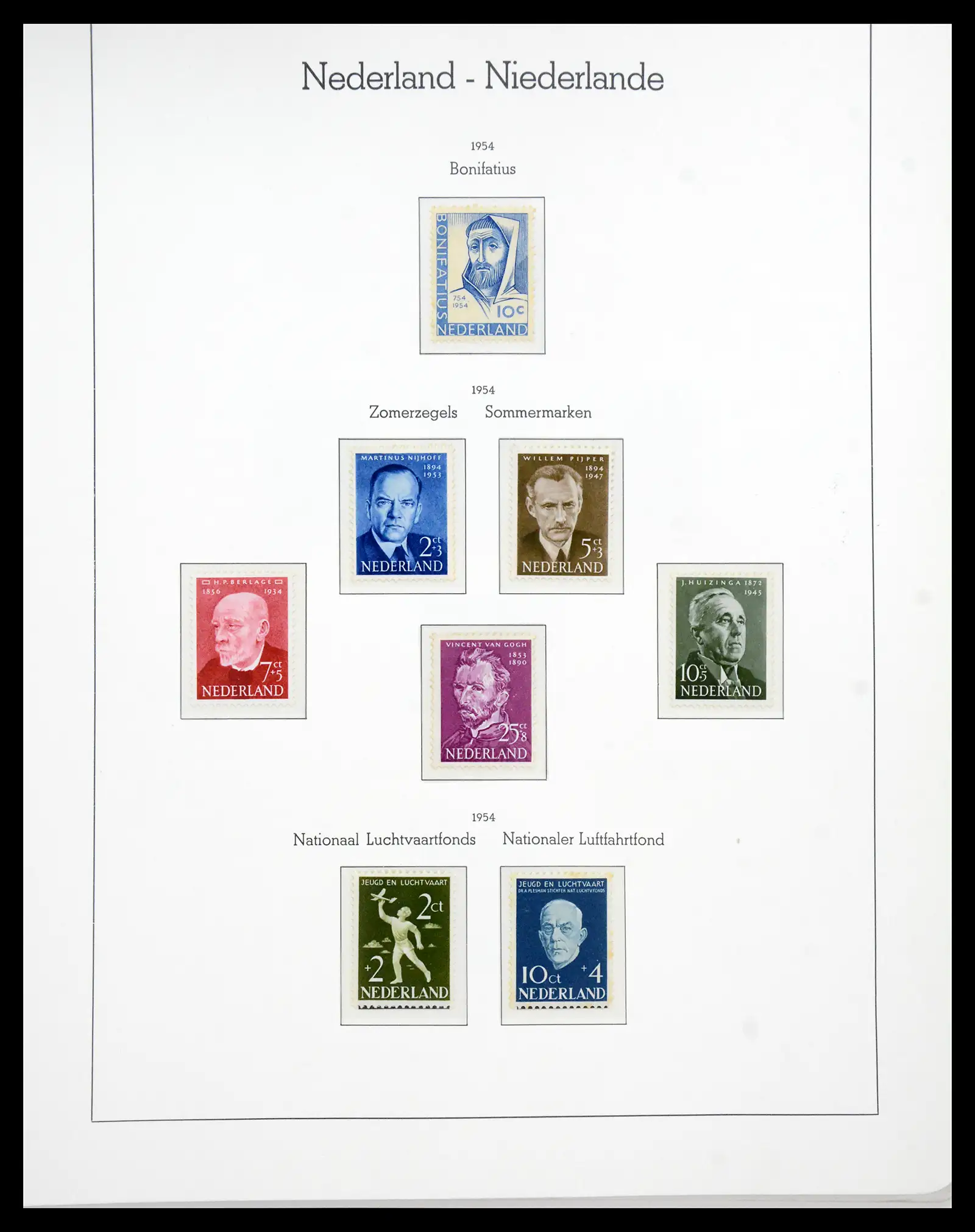 41050 0056 - Postzegelverzameling 41050 Nederland COMPLEET 1852-1959.