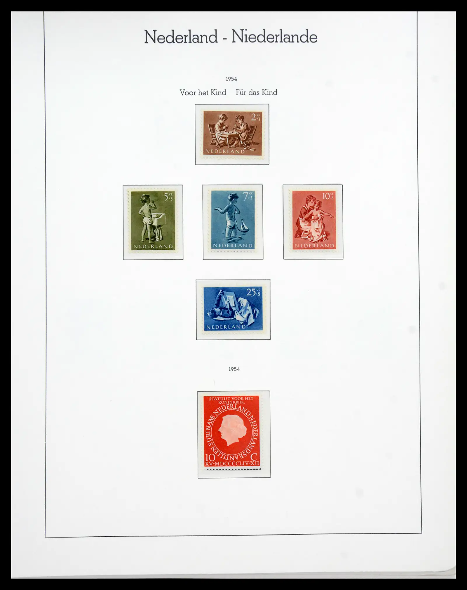 41050 0057 - Postzegelverzameling 41050 Nederland COMPLEET 1852-1959.