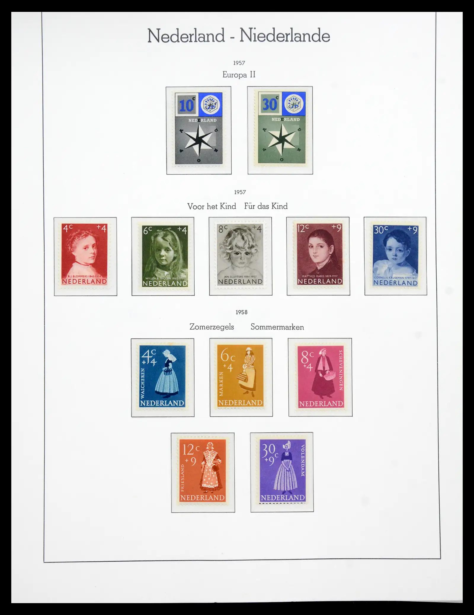 41050 0062 - Postzegelverzameling 41050 Nederland COMPLEET 1852-1959.