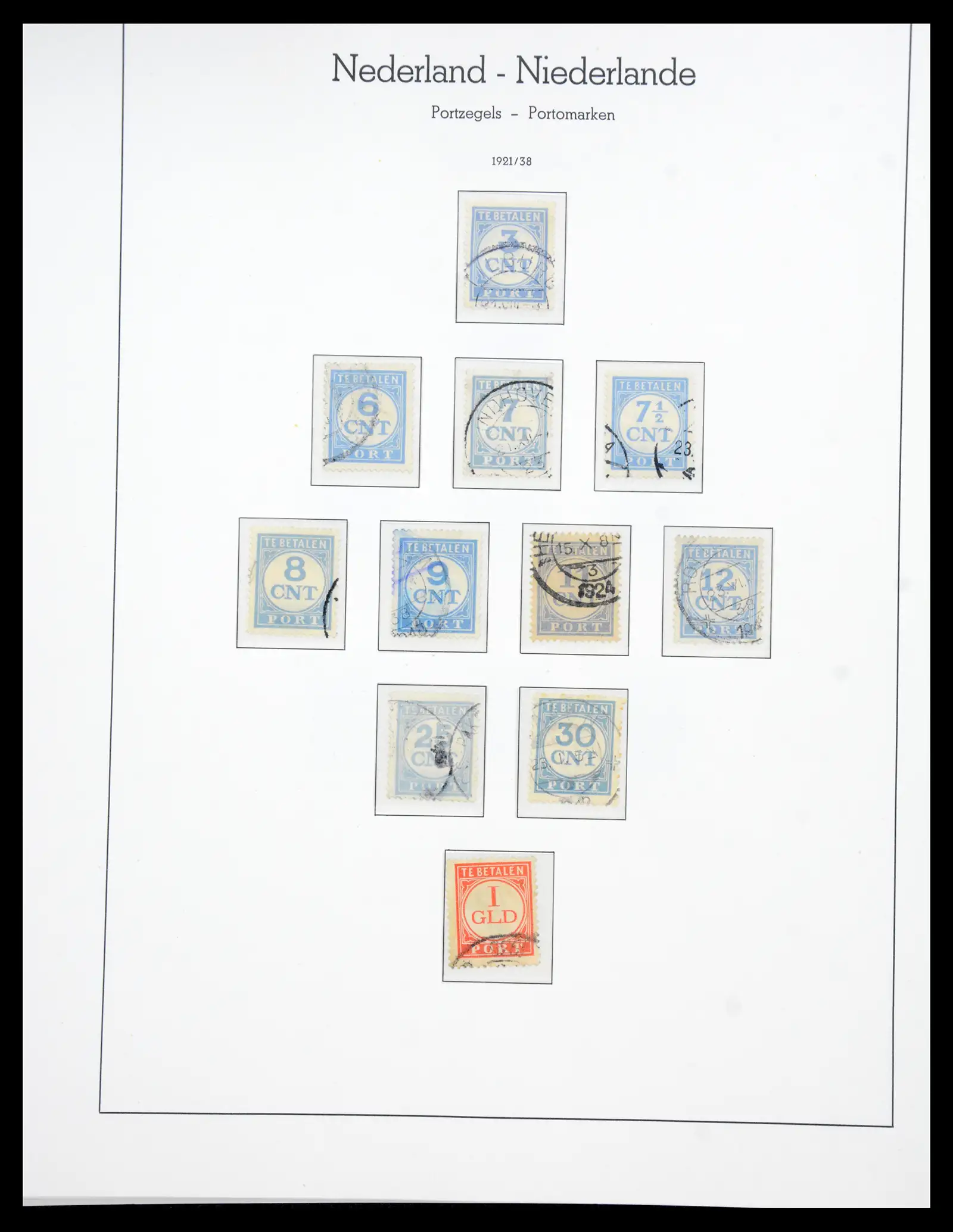 41050 0076 - Postzegelverzameling 41050 Nederland COMPLEET 1852-1959.