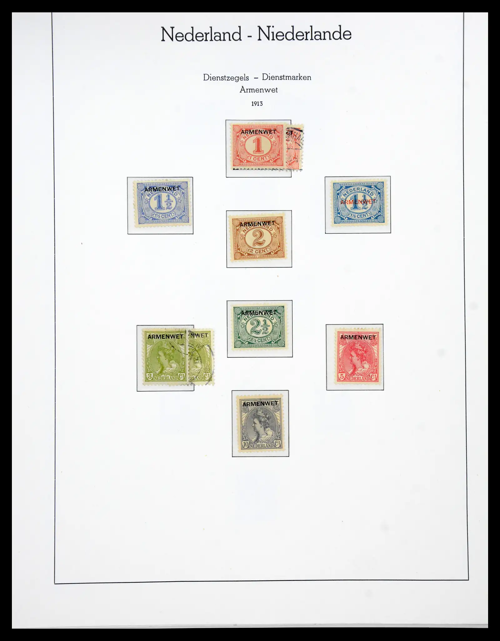 41050 0079 - Postzegelverzameling 41050 Nederland COMPLEET 1852-1959.