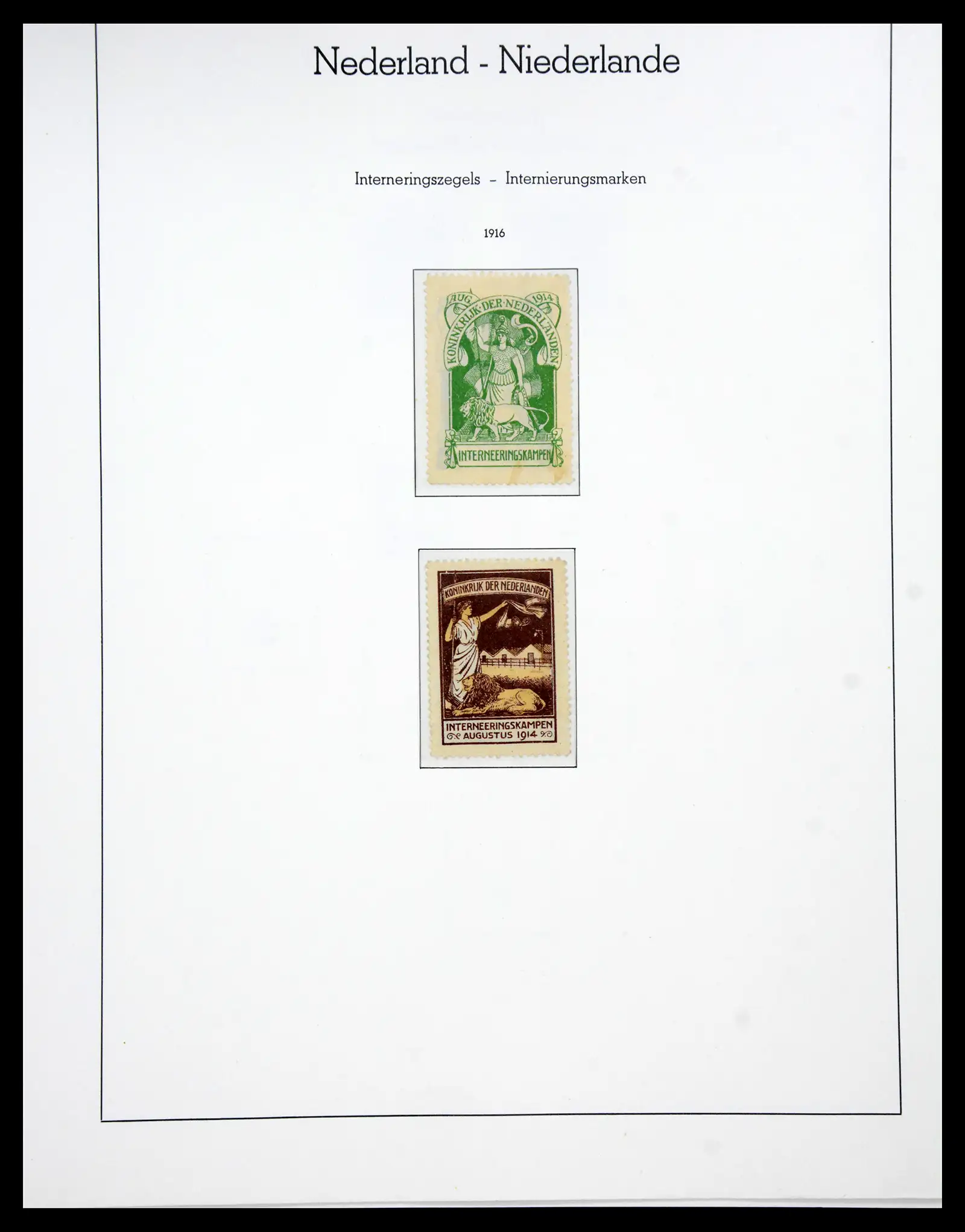 41050 0082 - Postzegelverzameling 41050 Nederland COMPLEET 1852-1959.