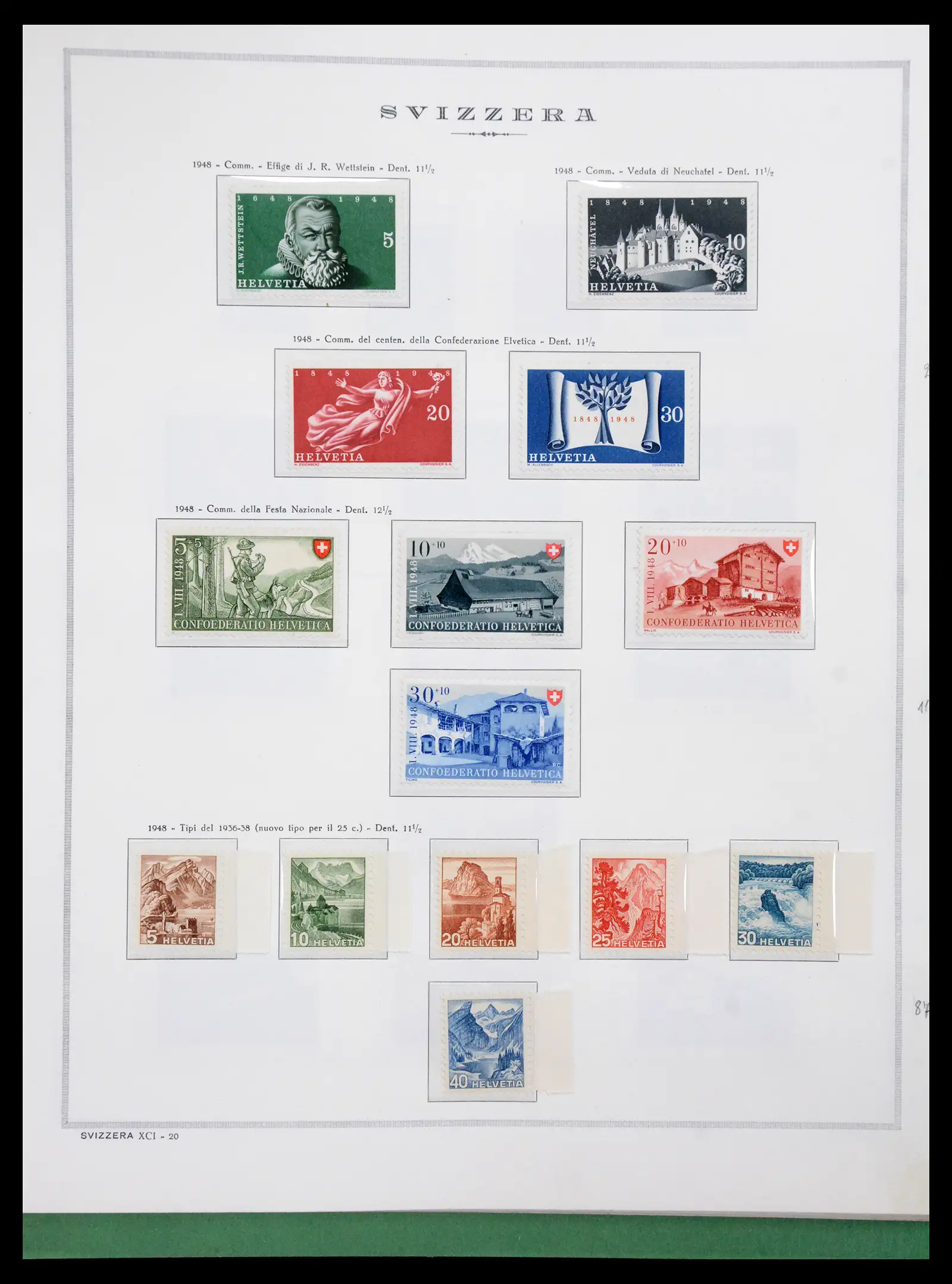 41057 0024 - Stamp collection 41057 Switzerland complete 1913-1985.