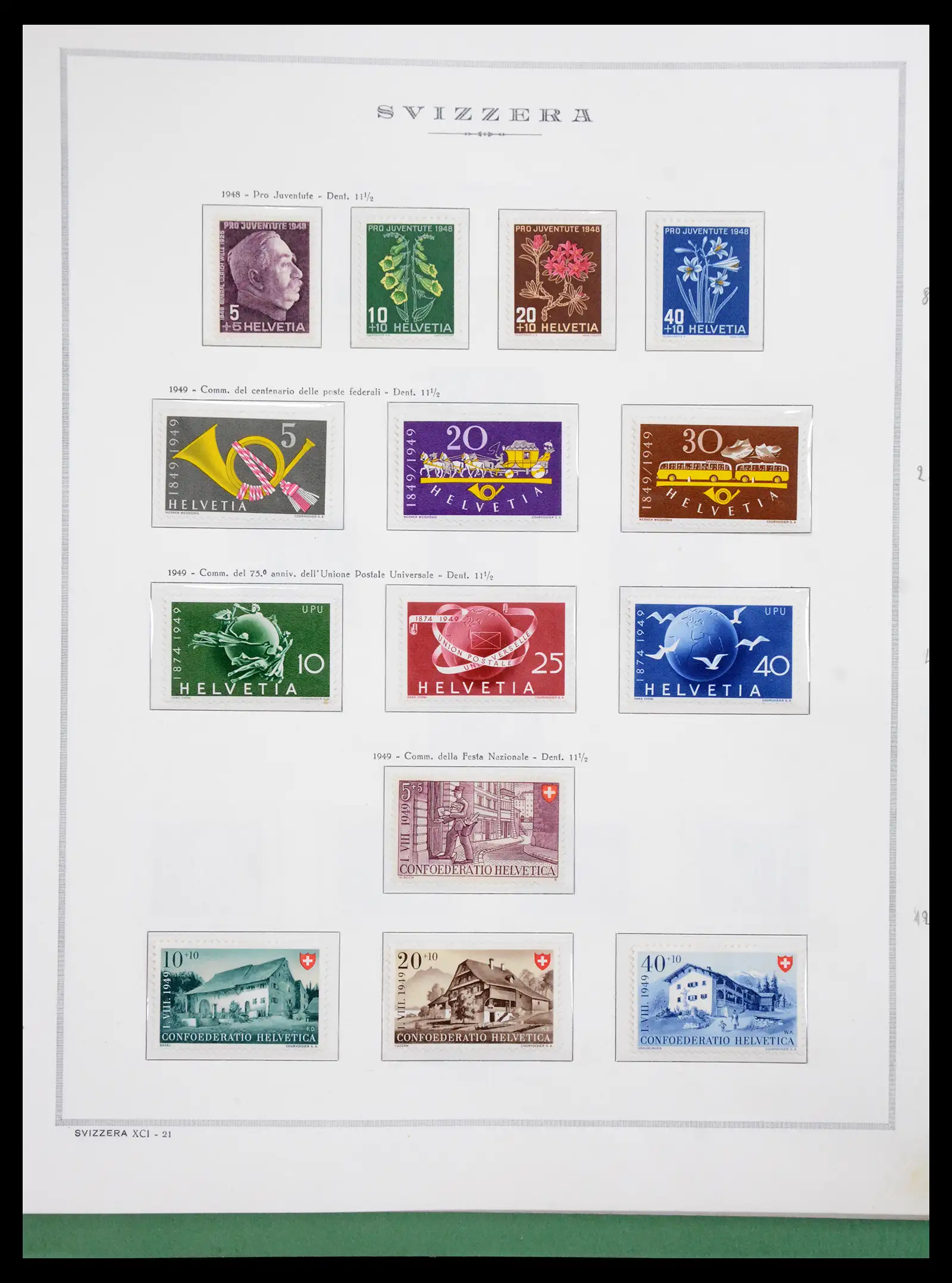 41057 0025 - Stamp collection 41057 Switzerland complete 1913-1985.