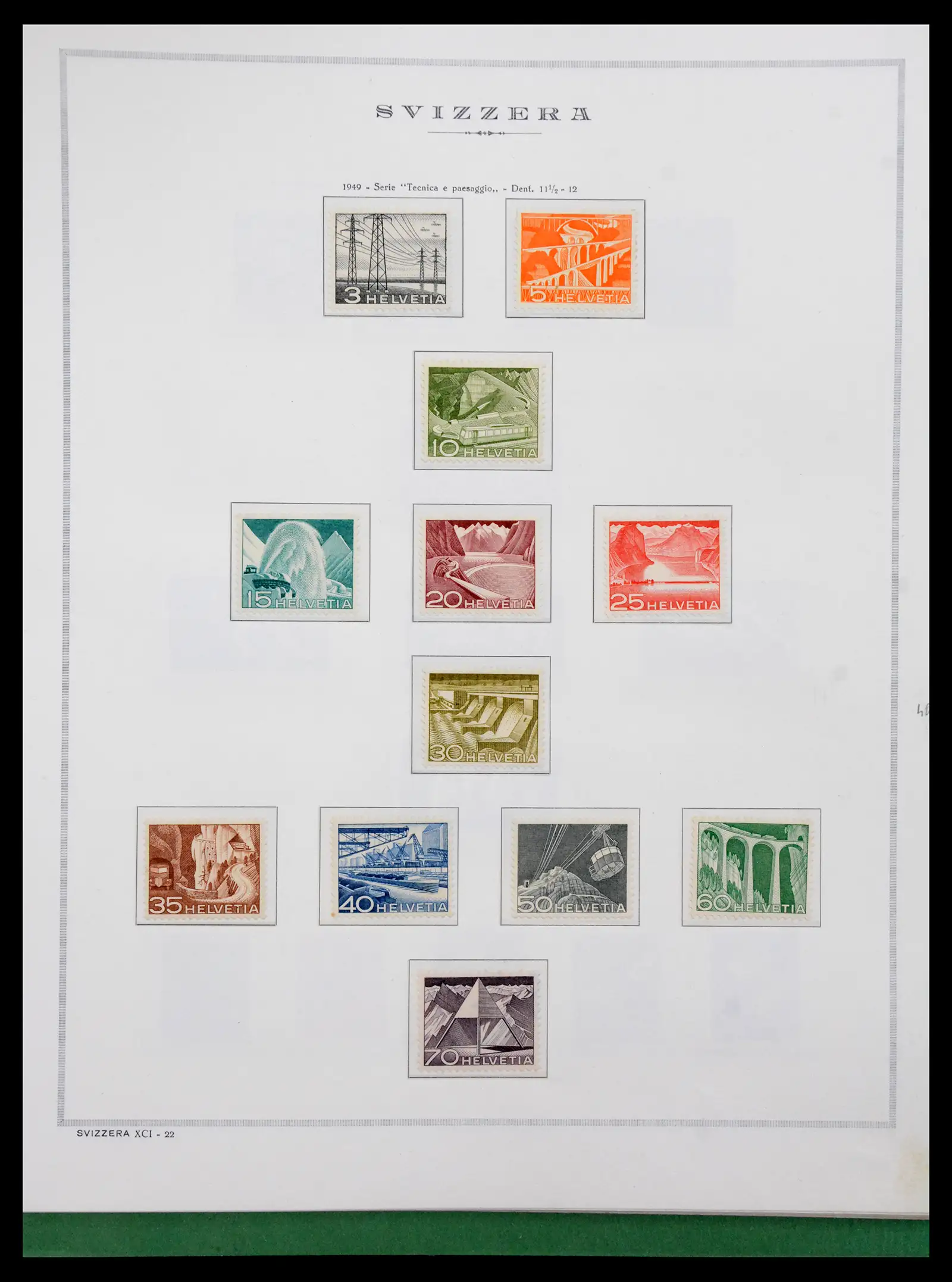 41057 0026 - Stamp collection 41057 Switzerland complete 1913-1985.