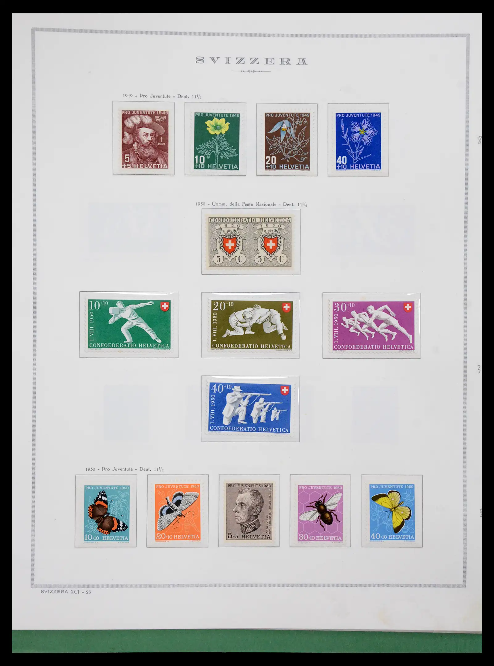 41057 0027 - Stamp collection 41057 Switzerland complete 1913-1985.
