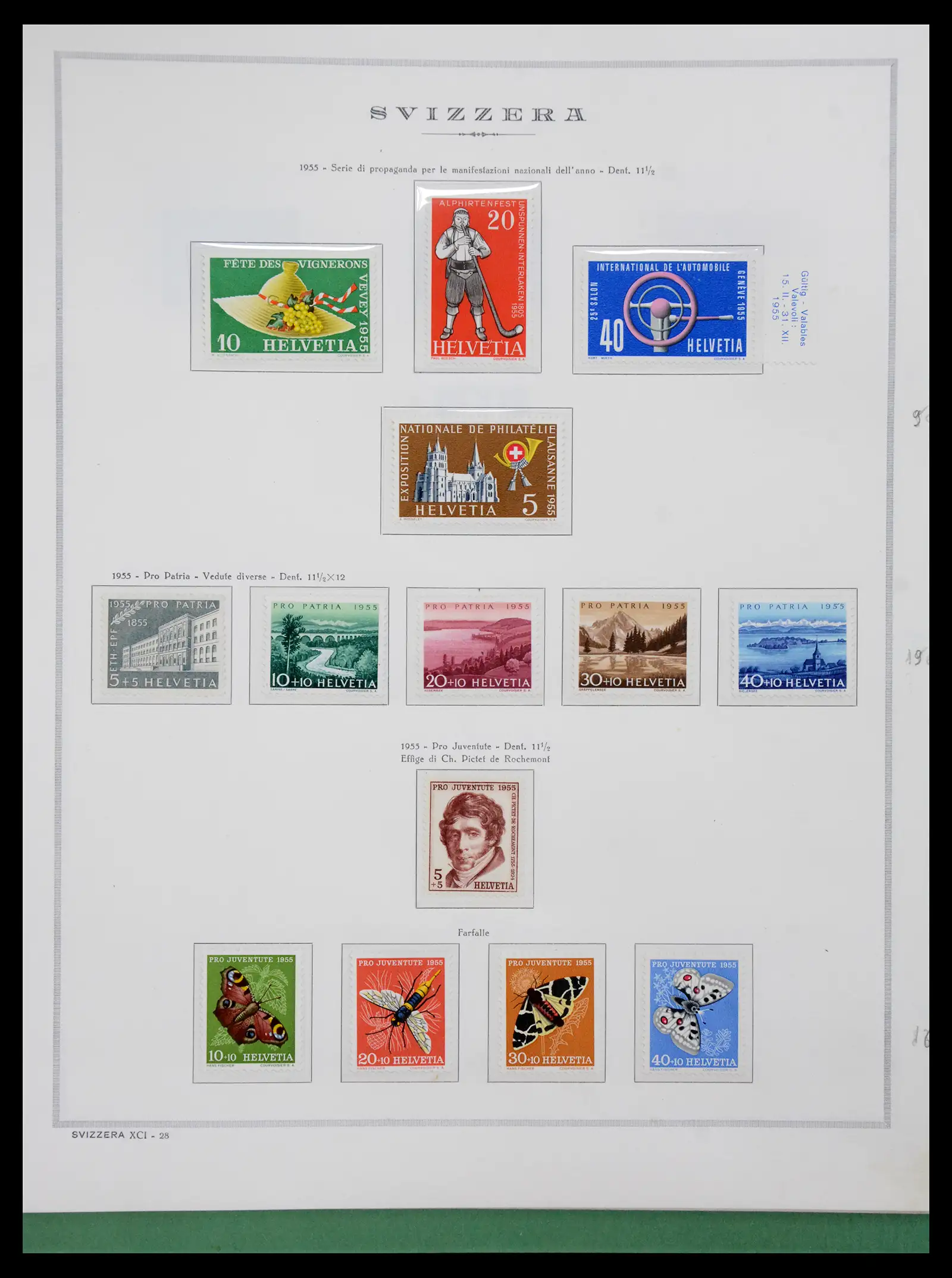 41057 0032 - Stamp collection 41057 Switzerland complete 1913-1985.