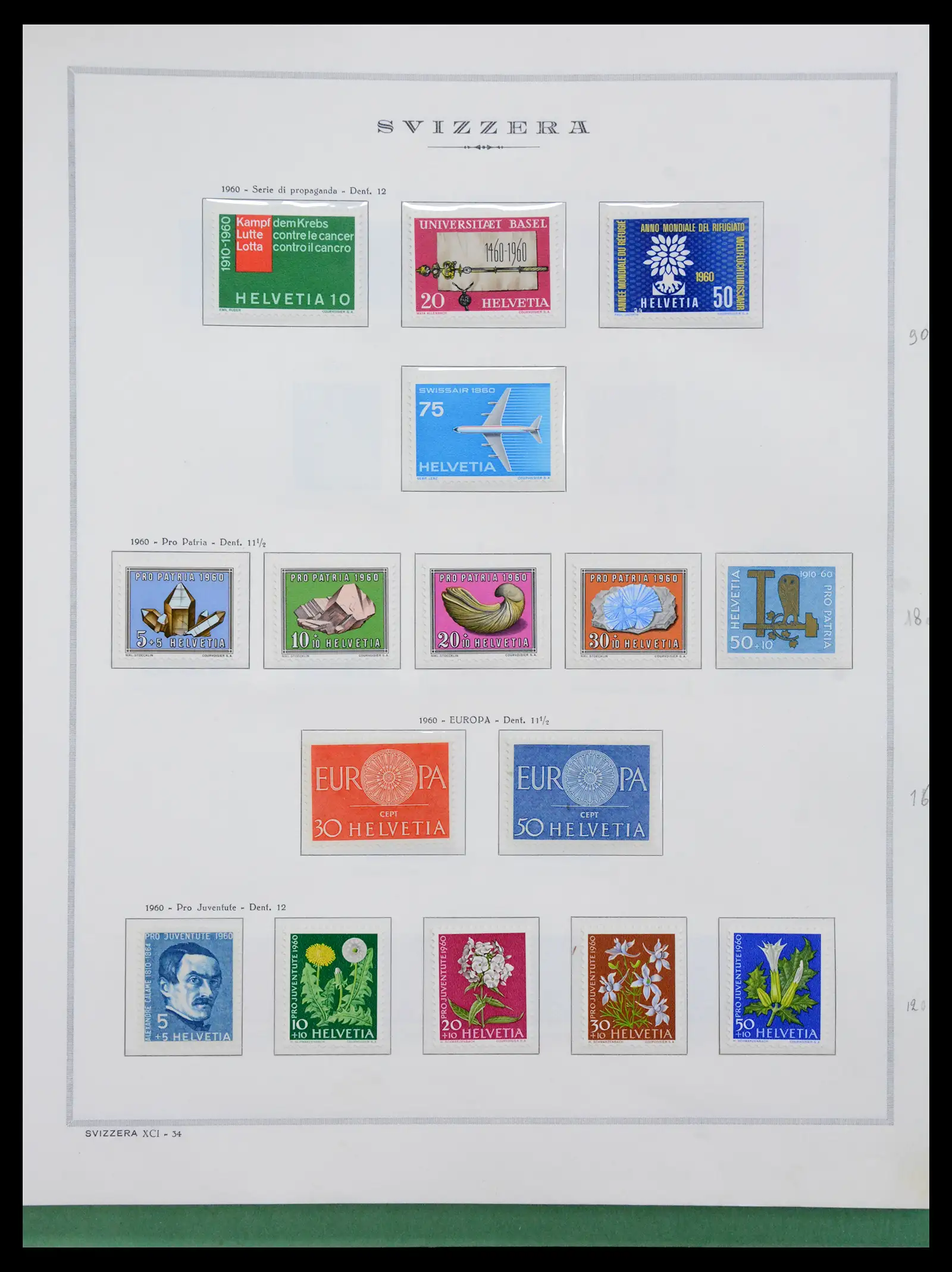 41057 0039 - Stamp collection 41057 Switzerland complete 1913-1985.