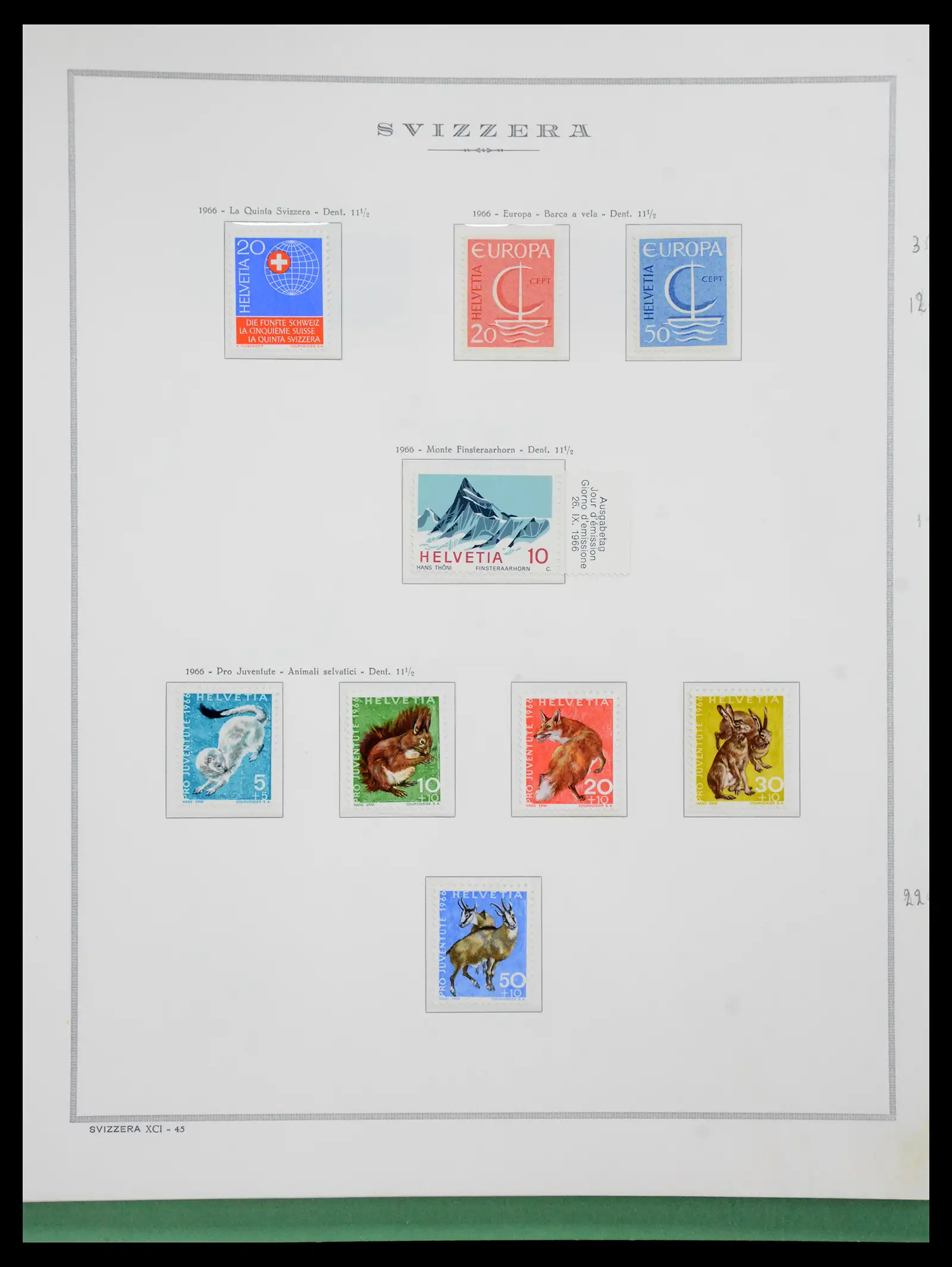 41057 0050 - Stamp collection 41057 Switzerland complete 1913-1985.