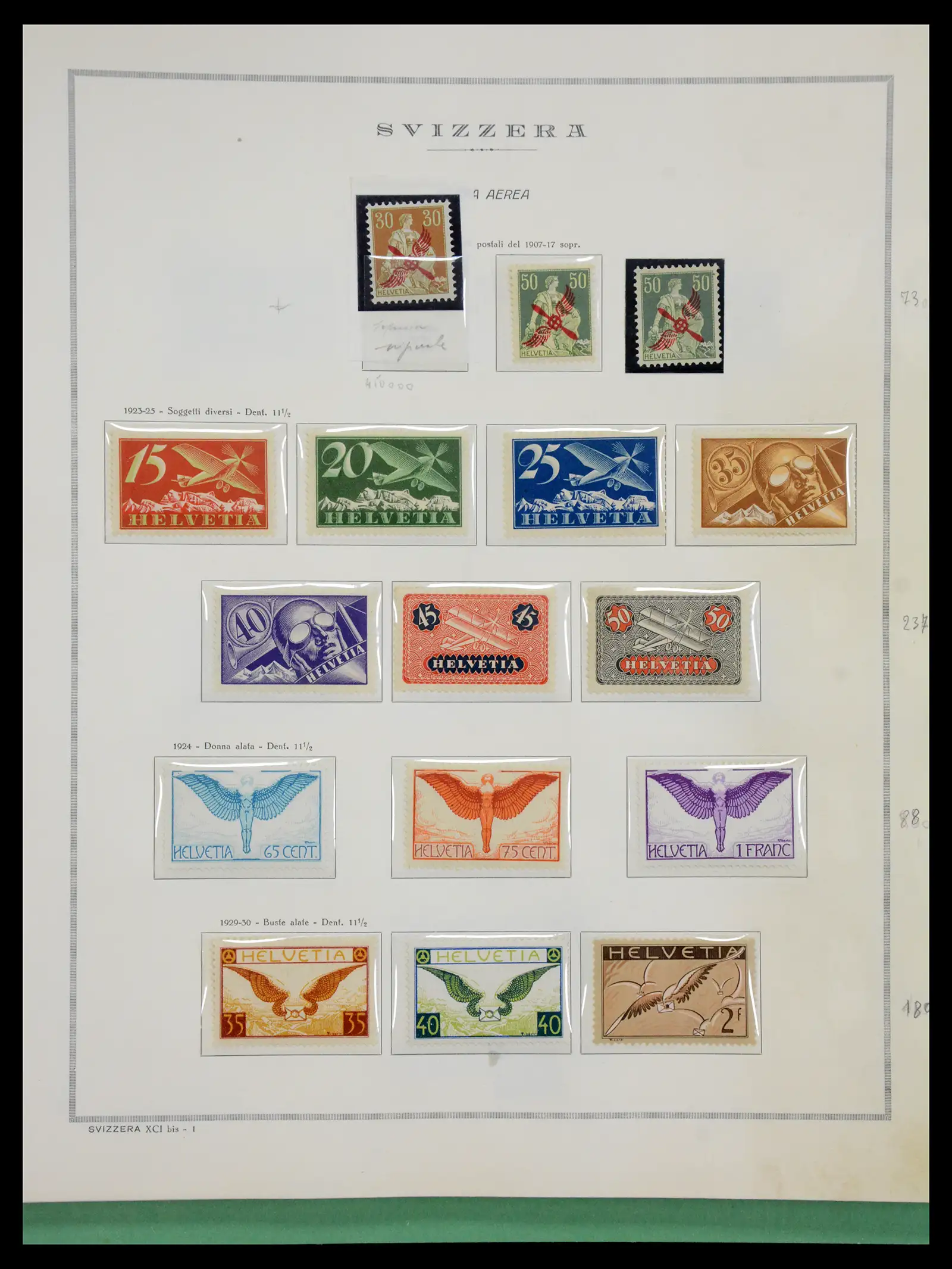 41057 0053 - Stamp collection 41057 Switzerland complete 1913-1985.