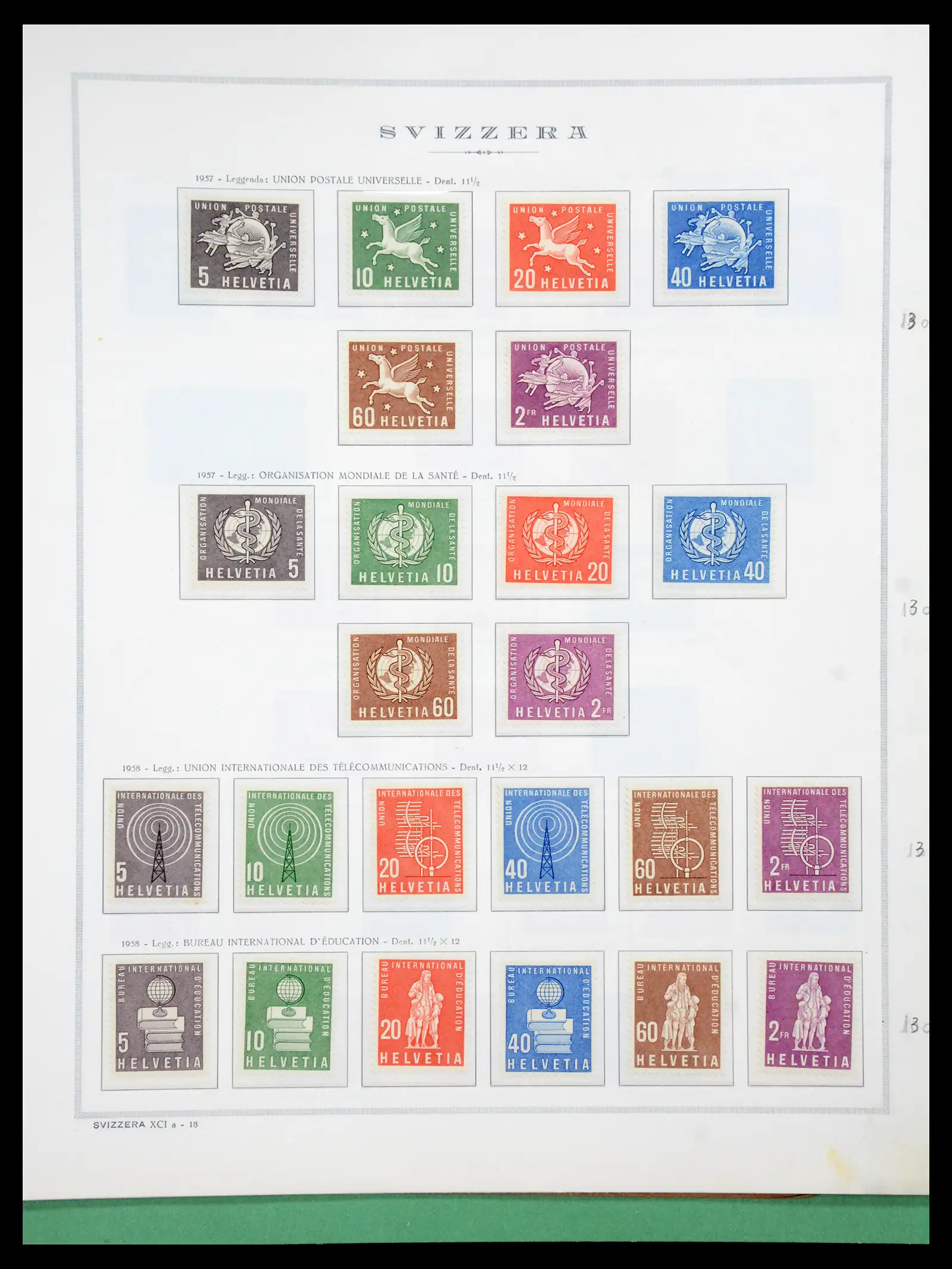 41057 0069 - Stamp collection 41057 Switzerland complete 1913-1985.