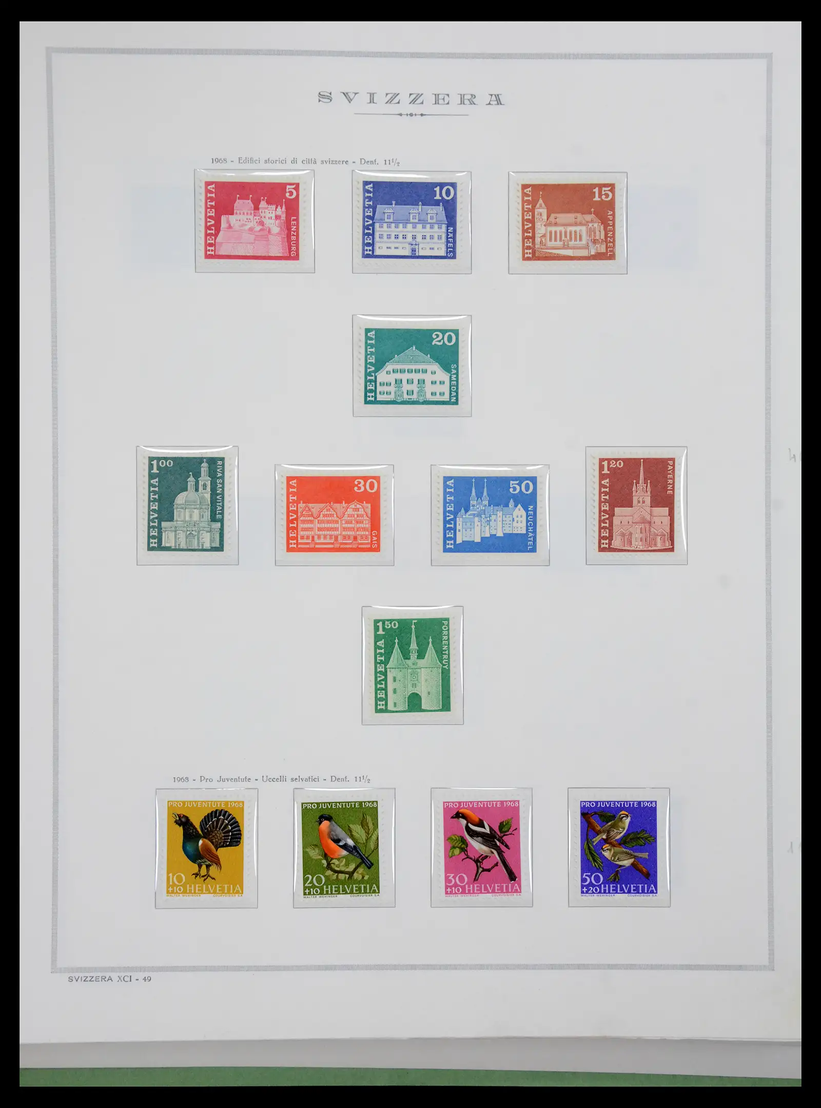 41057 0077 - Stamp collection 41057 Switzerland complete 1913-1985.