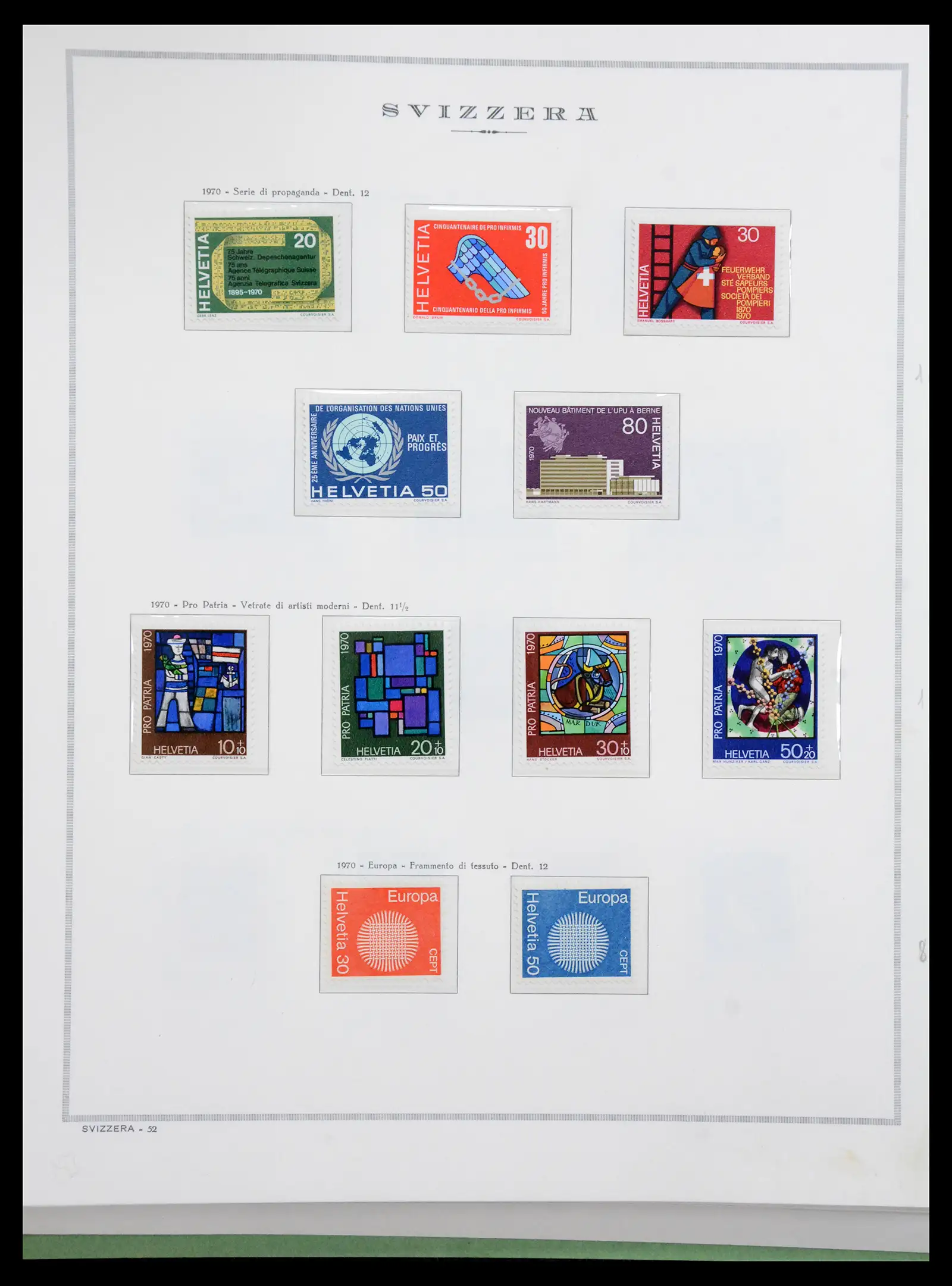 41057 0080 - Stamp collection 41057 Switzerland complete 1913-1985.