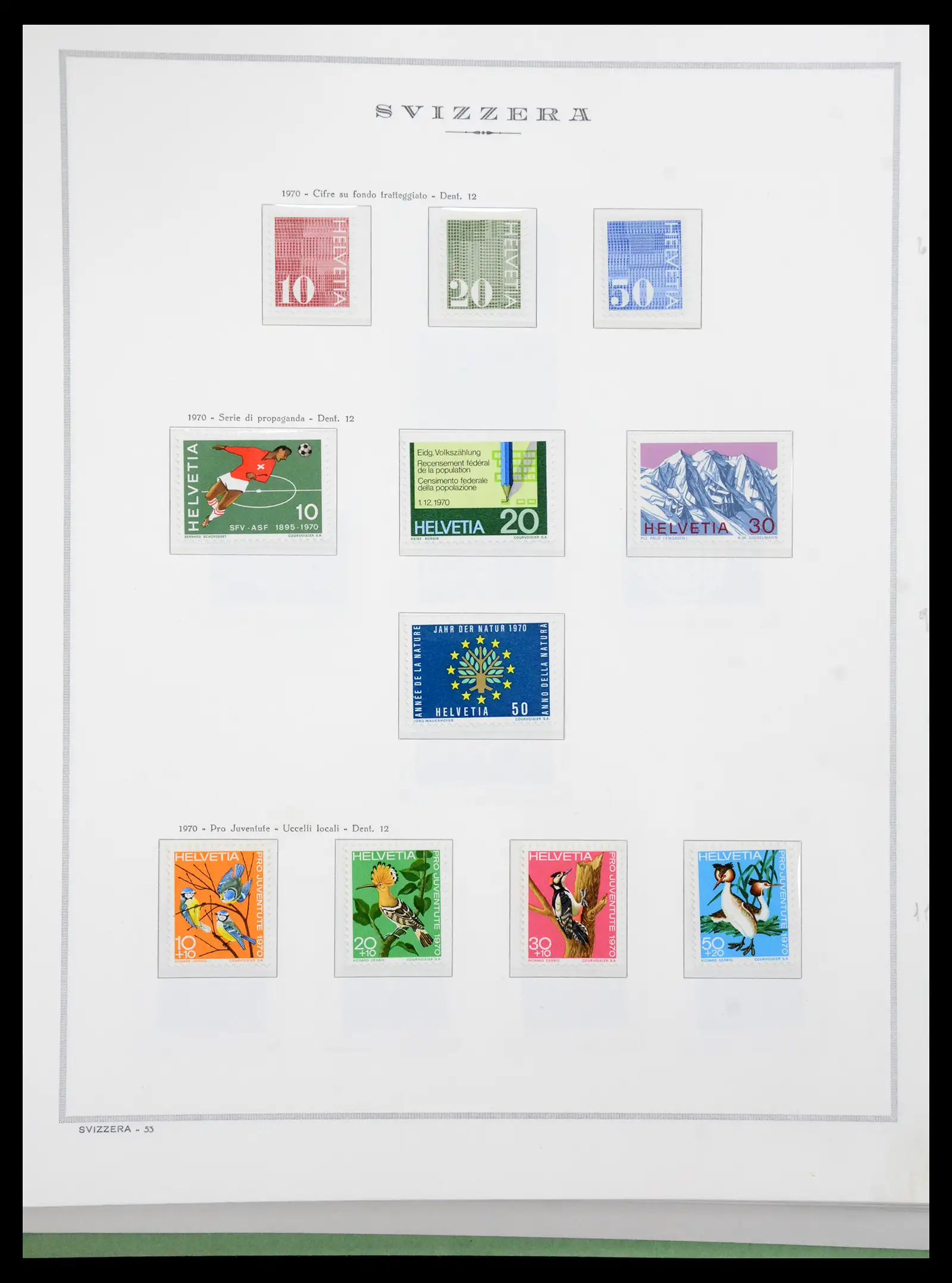 41057 0081 - Stamp collection 41057 Switzerland complete 1913-1985.