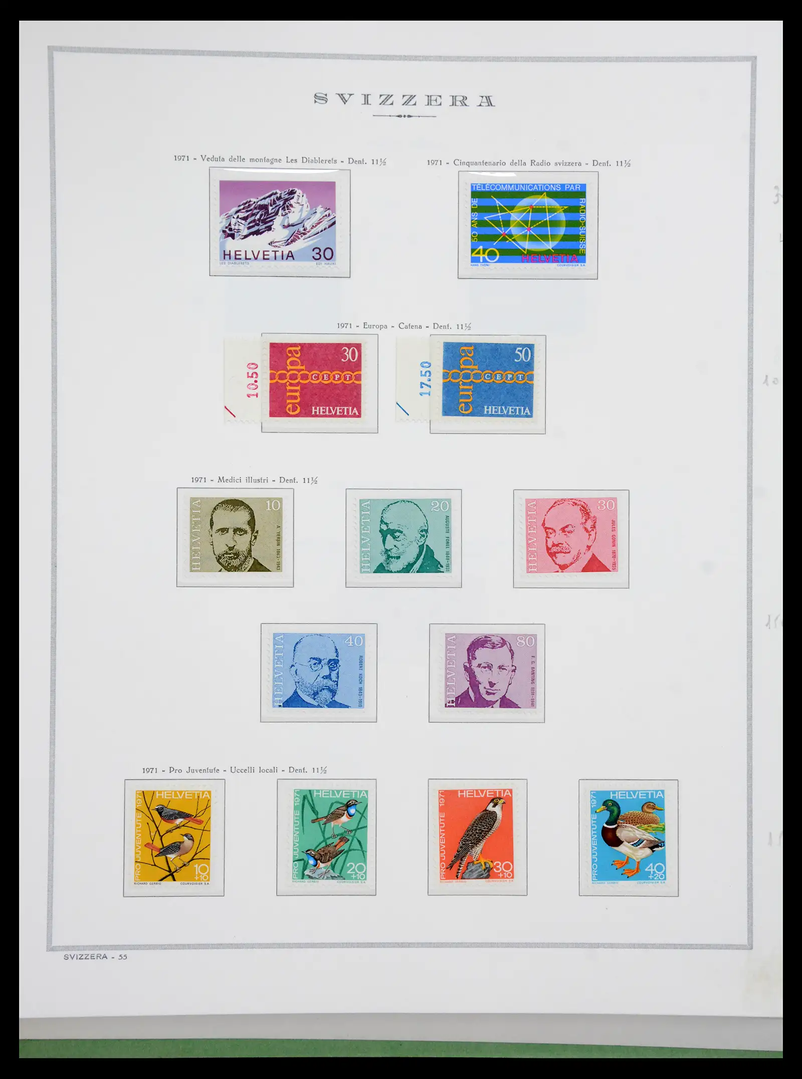 41057 0083 - Stamp collection 41057 Switzerland complete 1913-1985.