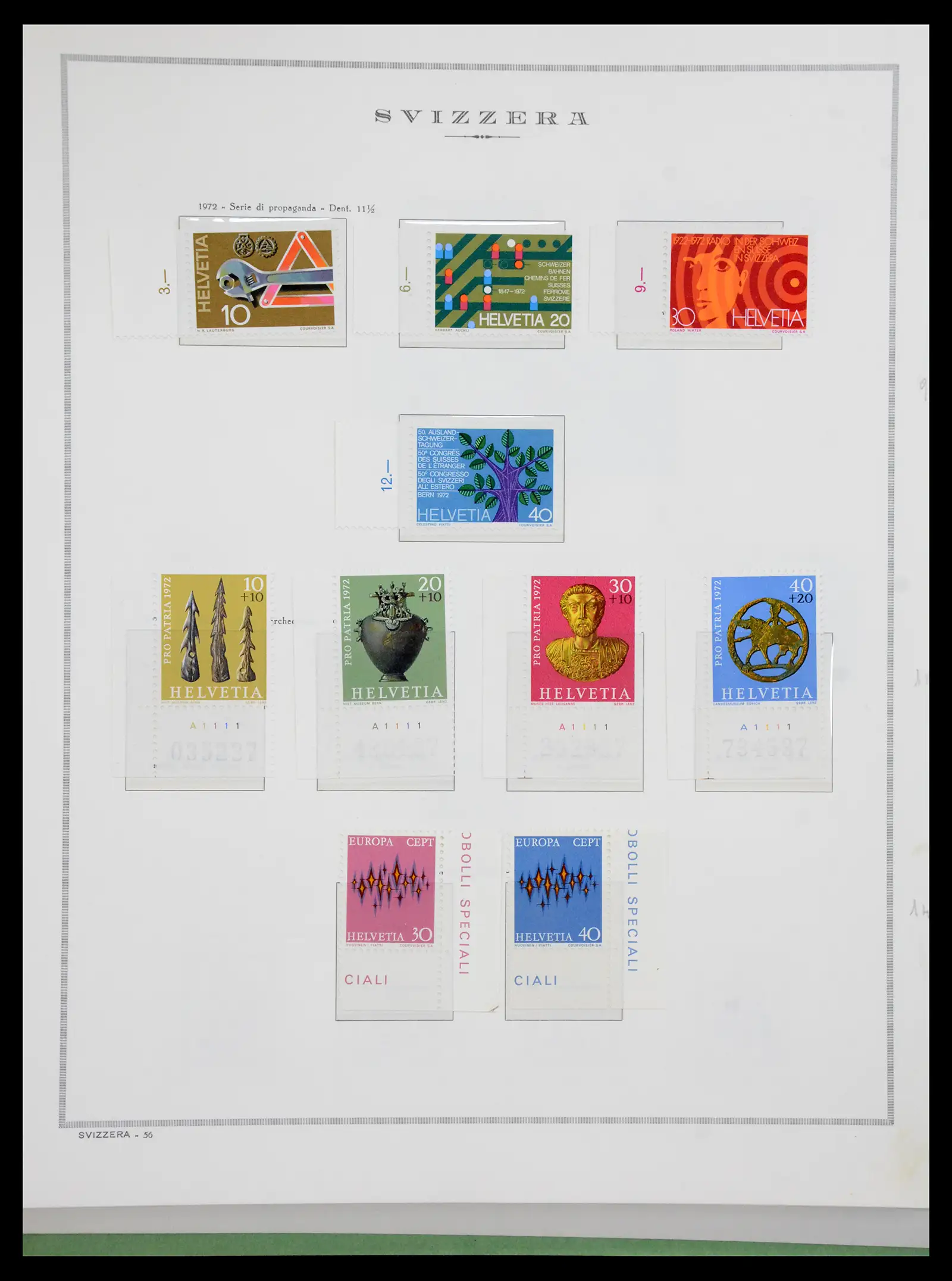 41057 0085 - Stamp collection 41057 Switzerland complete 1913-1985.