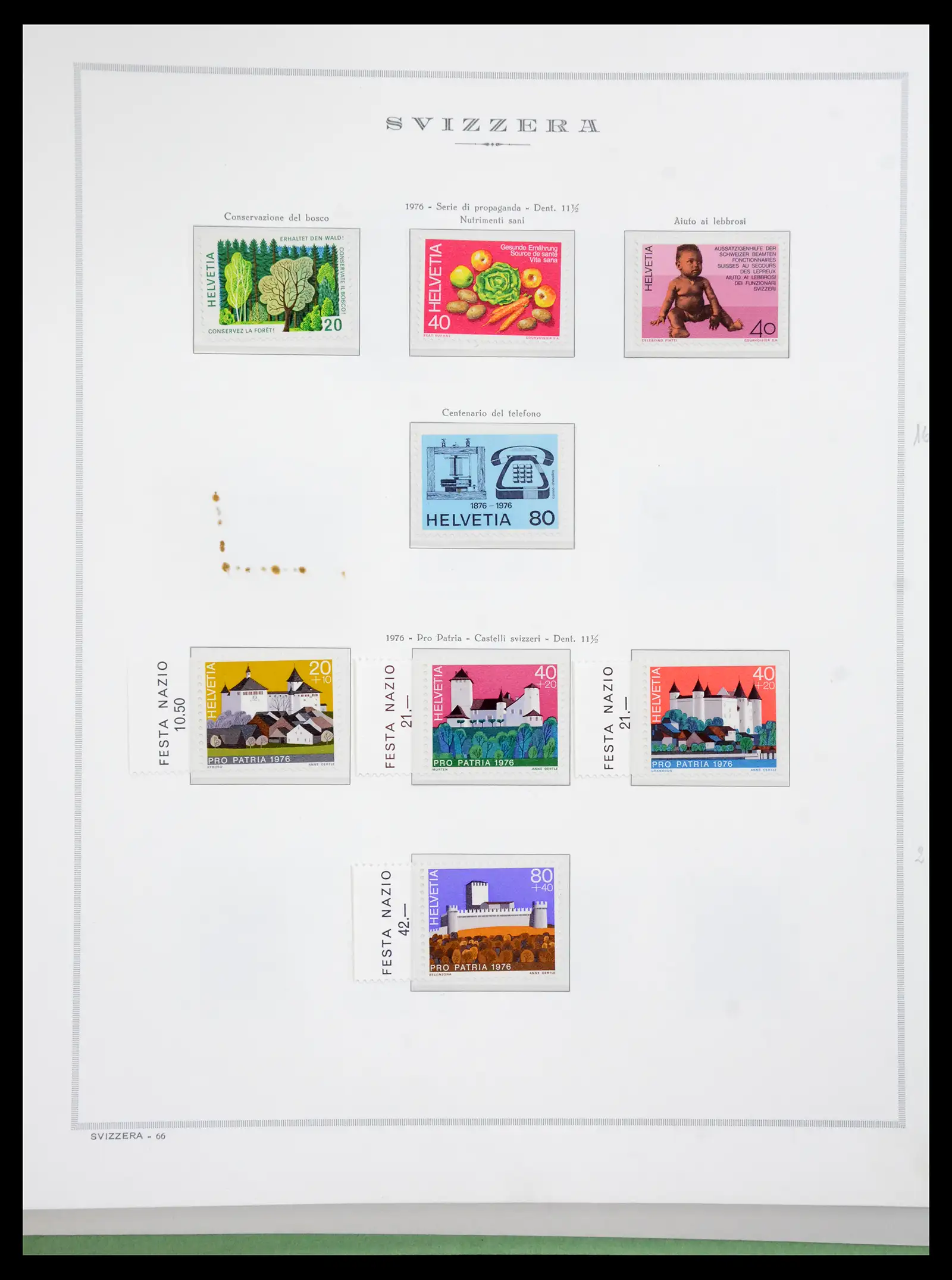 41057 0095 - Stamp collection 41057 Switzerland complete 1913-1985.