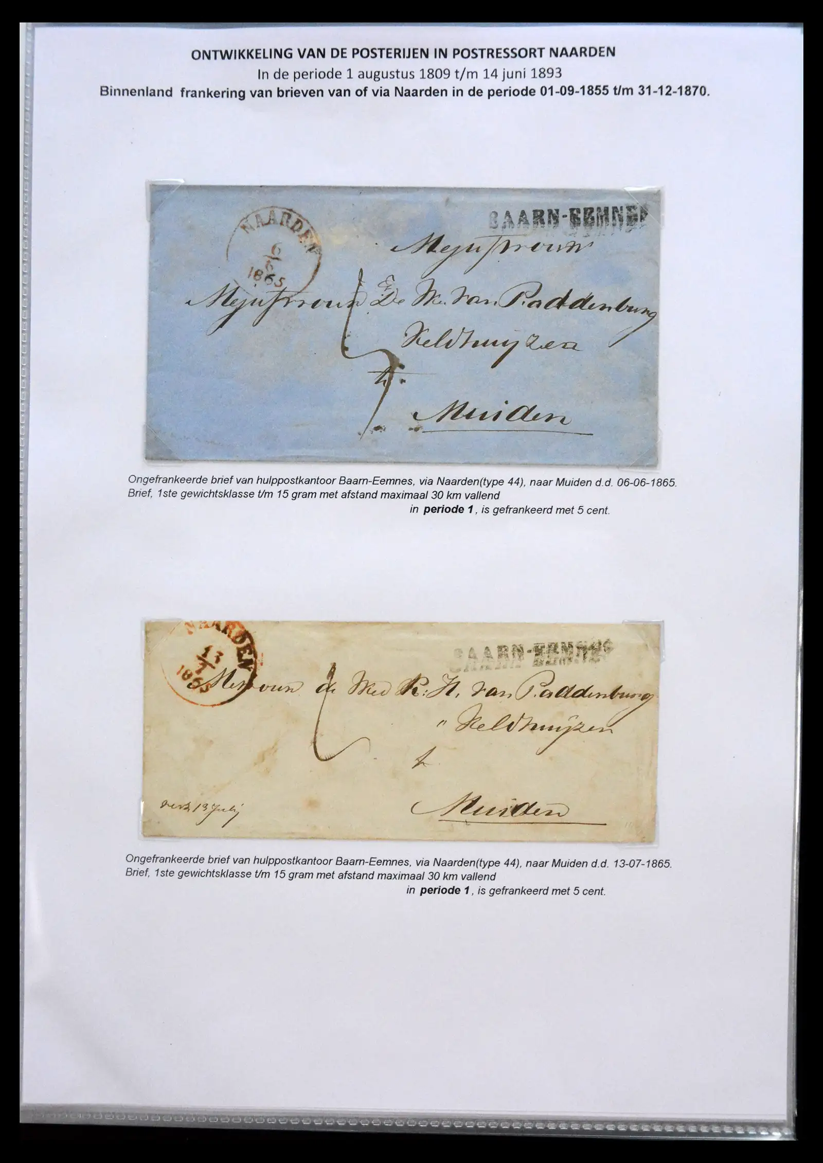 41058 0024 - Stamp collection 41058 Netherlands covers 1800-1900.