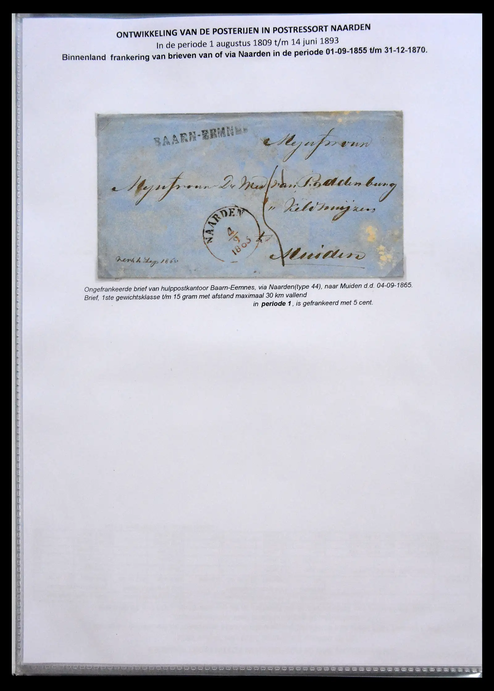 41058 0026 - Stamp collection 41058 Netherlands covers 1800-1900.