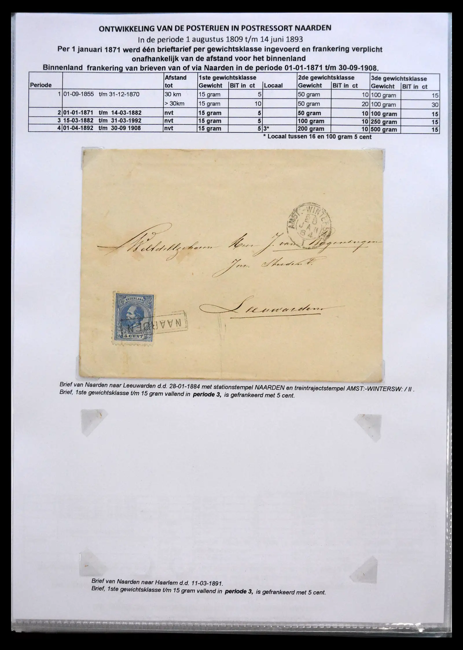 41058 0027 - Stamp collection 41058 Netherlands covers 1800-1900.