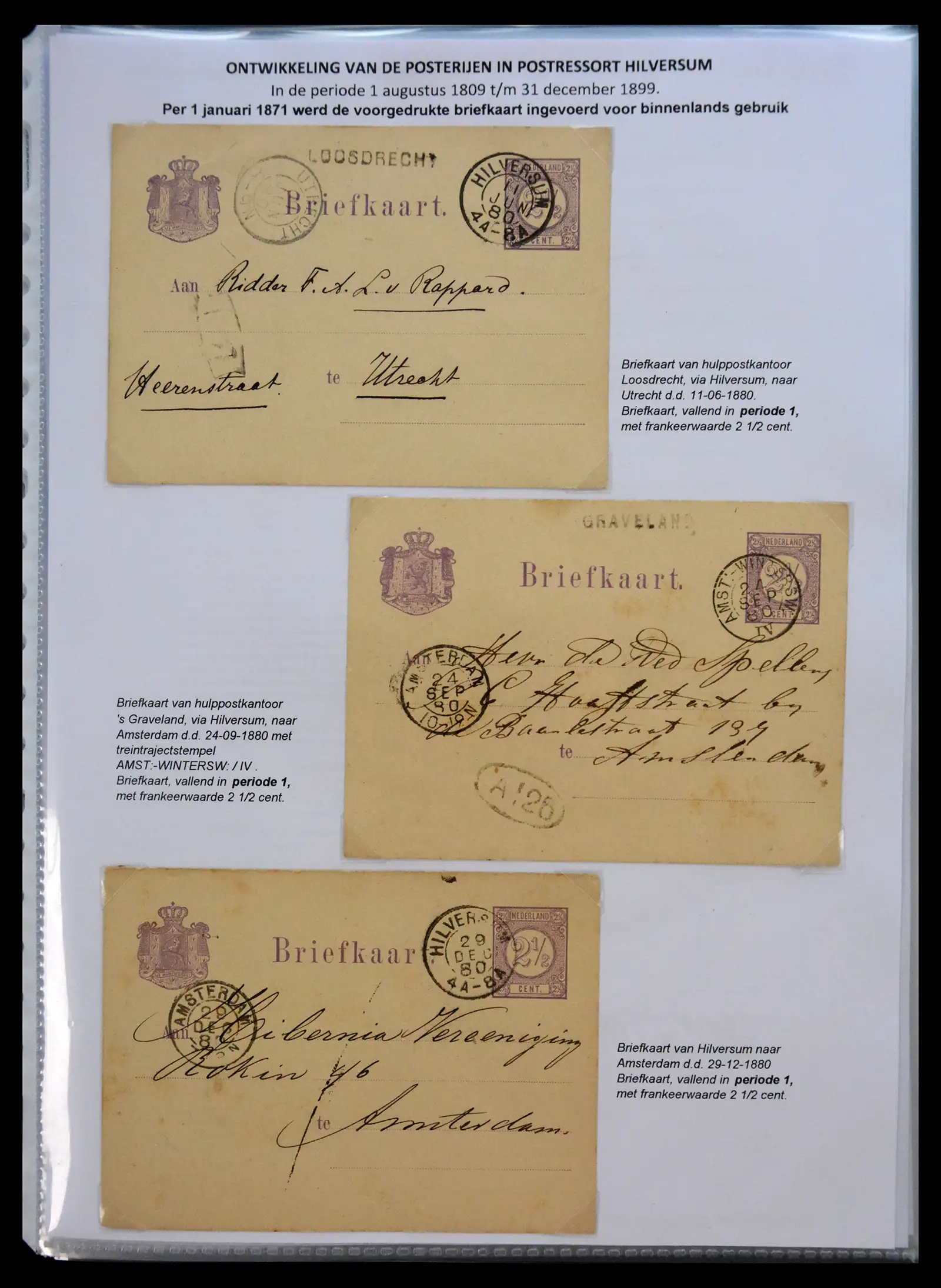 41058 0050 - Stamp collection 41058 Netherlands covers 1800-1900.