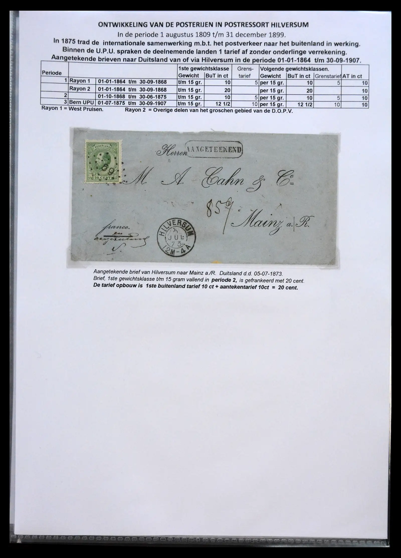 41058 0068 - Stamp collection 41058 Netherlands covers 1800-1900.