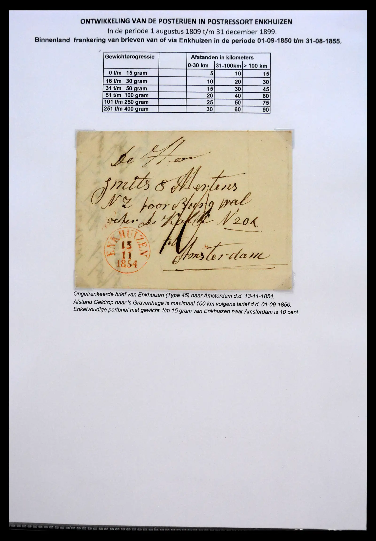 41058 0089 - Stamp collection 41058 Netherlands covers 1800-1900.