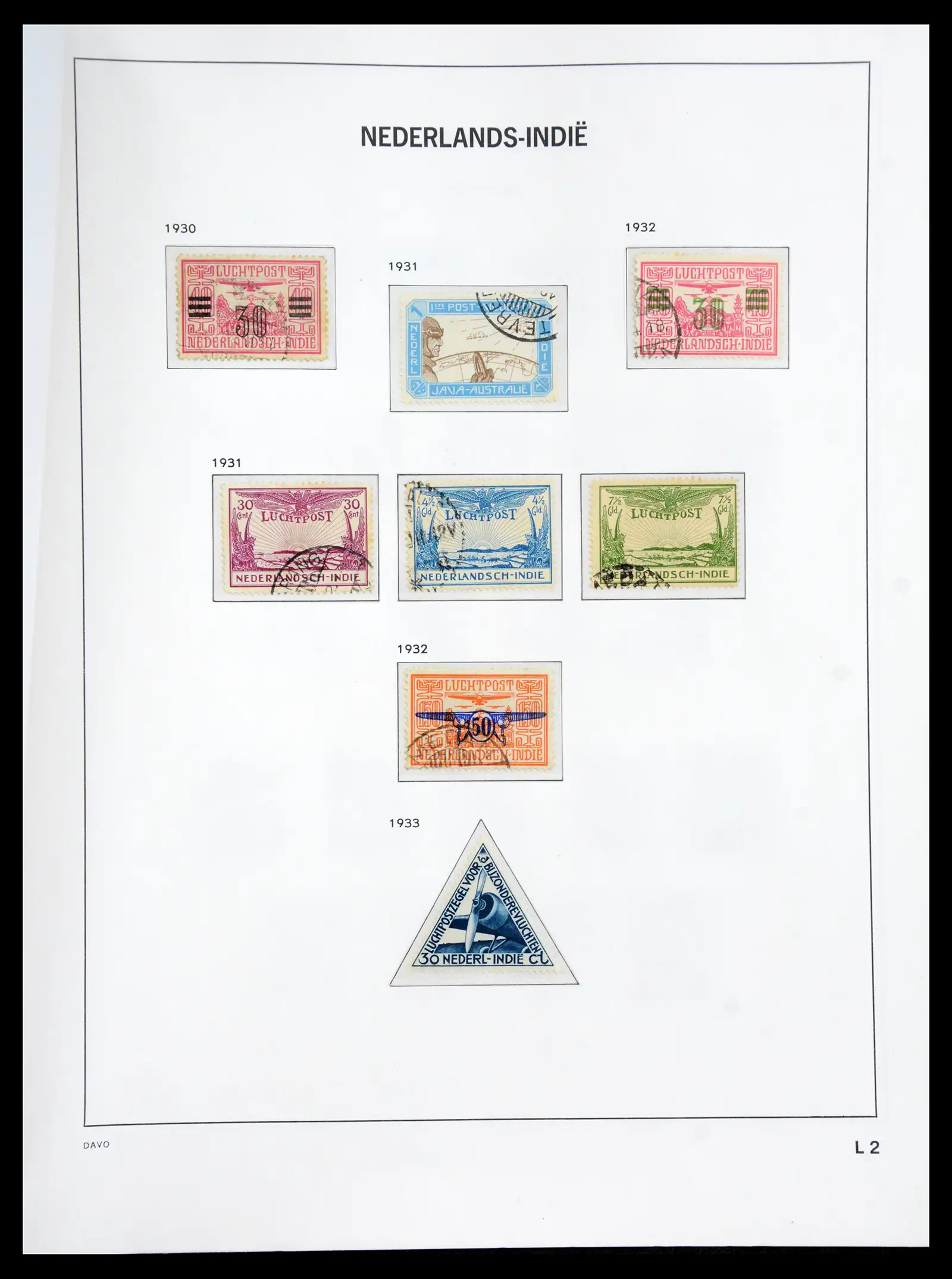 41059 0022 - Postzegelverzameling 41059 Nederlands Indie 1864-1948.