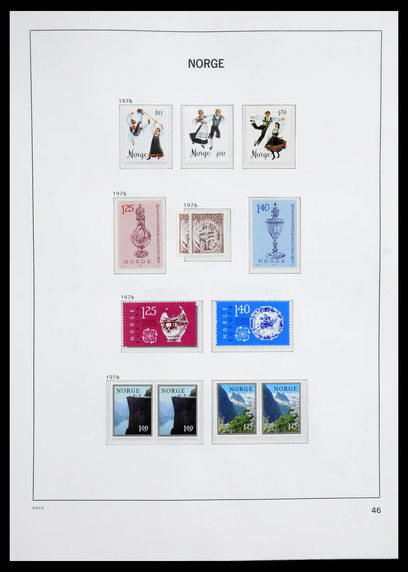 41062 0031 - Stamp collection 41062 Norway complete 1950-1009.