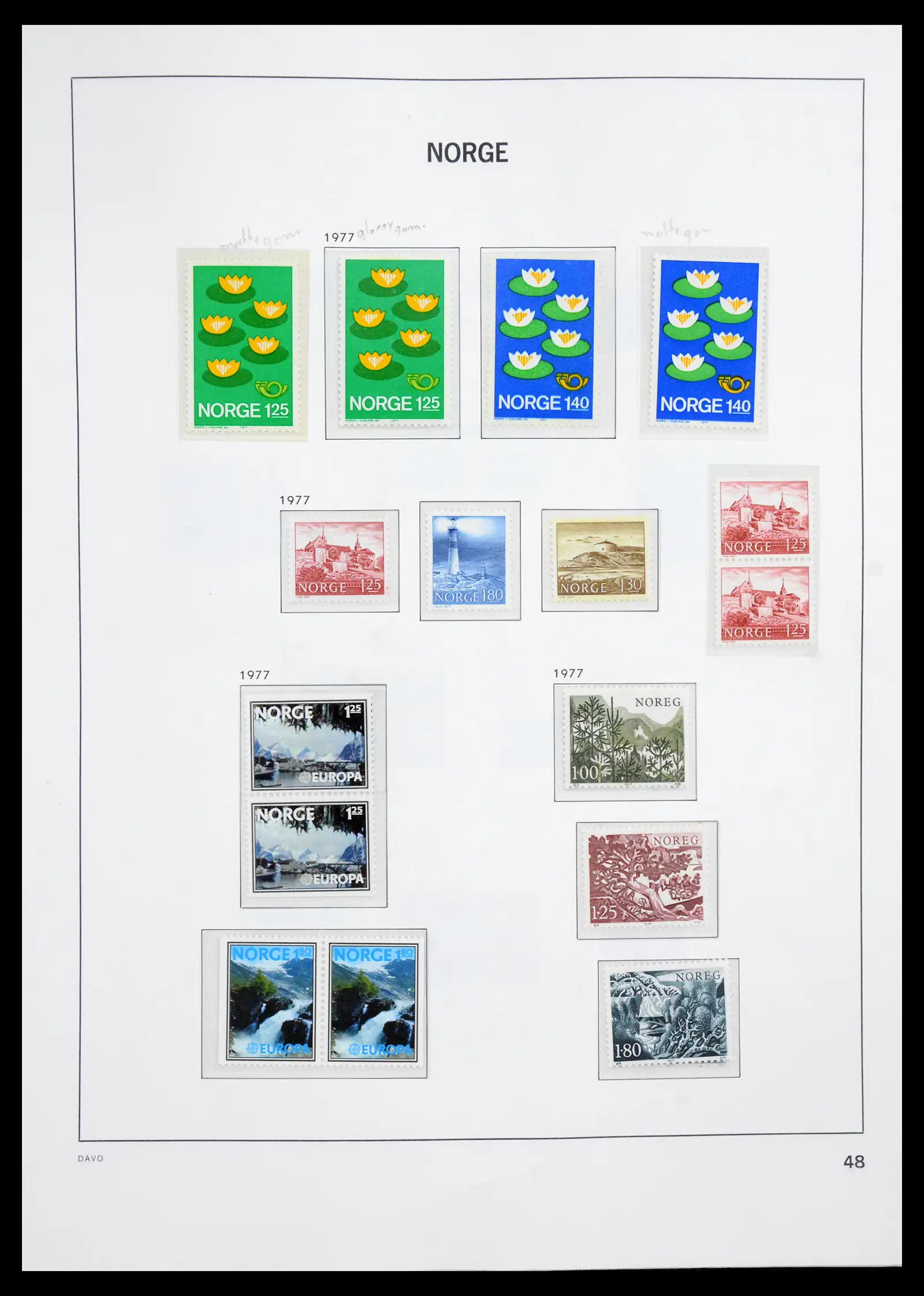 41062 0033 - Stamp collection 41062 Norway complete 1950-1009.