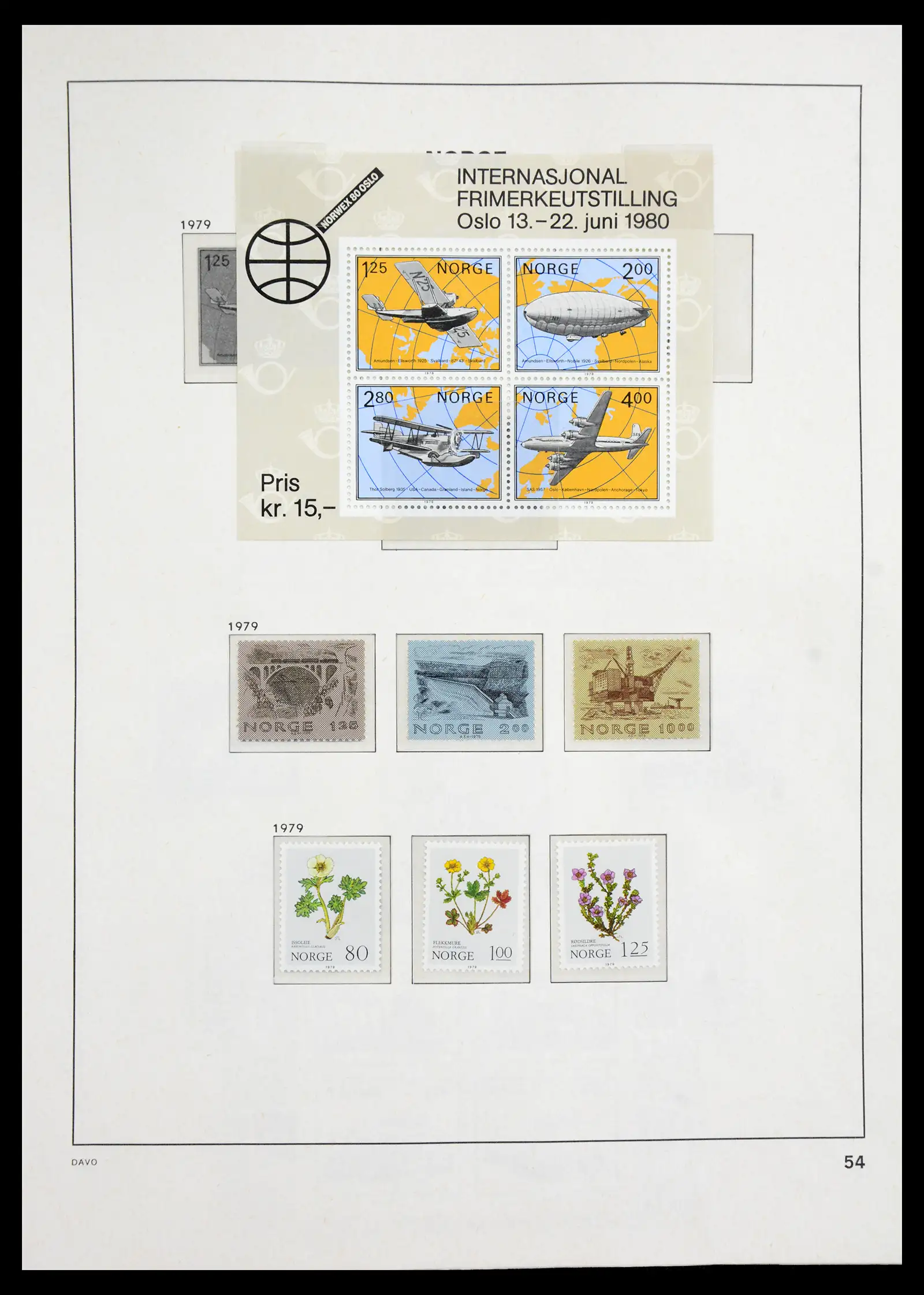 41062 0040 - Stamp collection 41062 Norway complete 1950-1009.