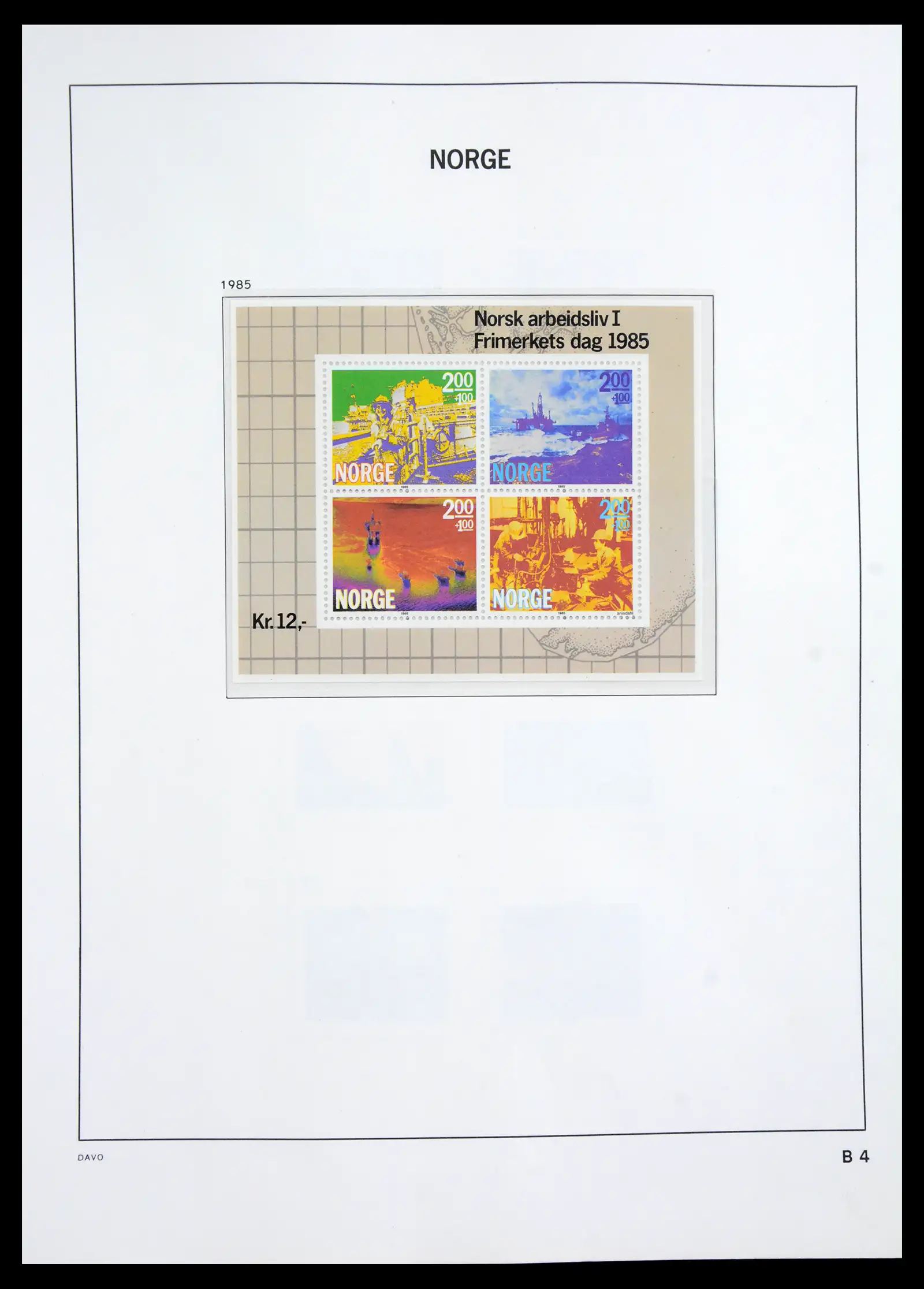 41062 0054 - Stamp collection 41062 Norway complete 1950-1009.