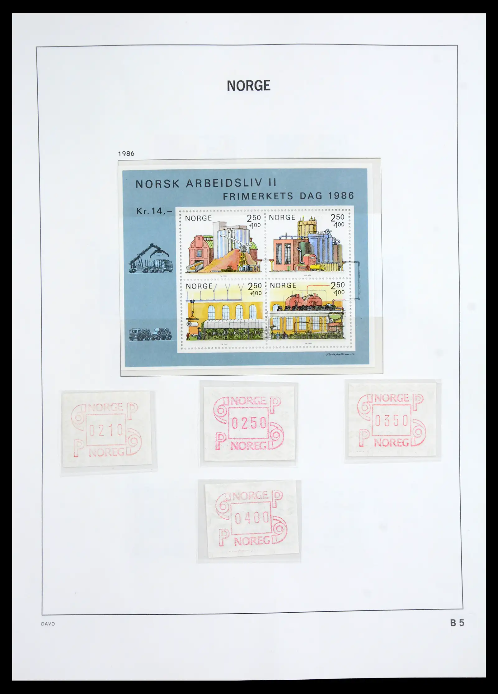 41062 0057 - Stamp collection 41062 Norway complete 1950-1009.