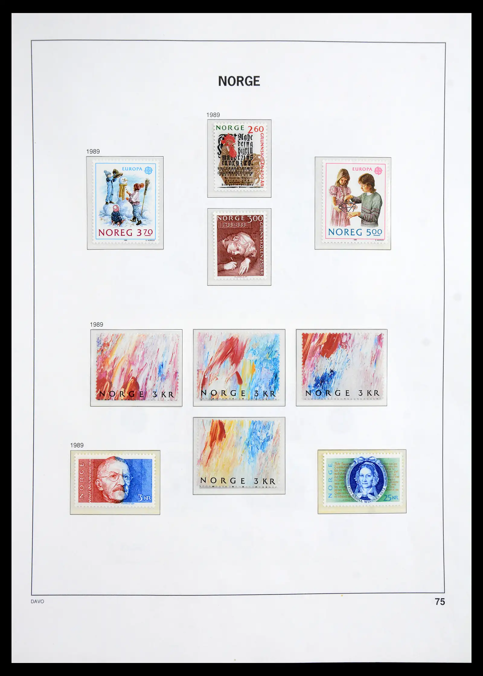 41062 0066 - Stamp collection 41062 Norway complete 1950-1009.