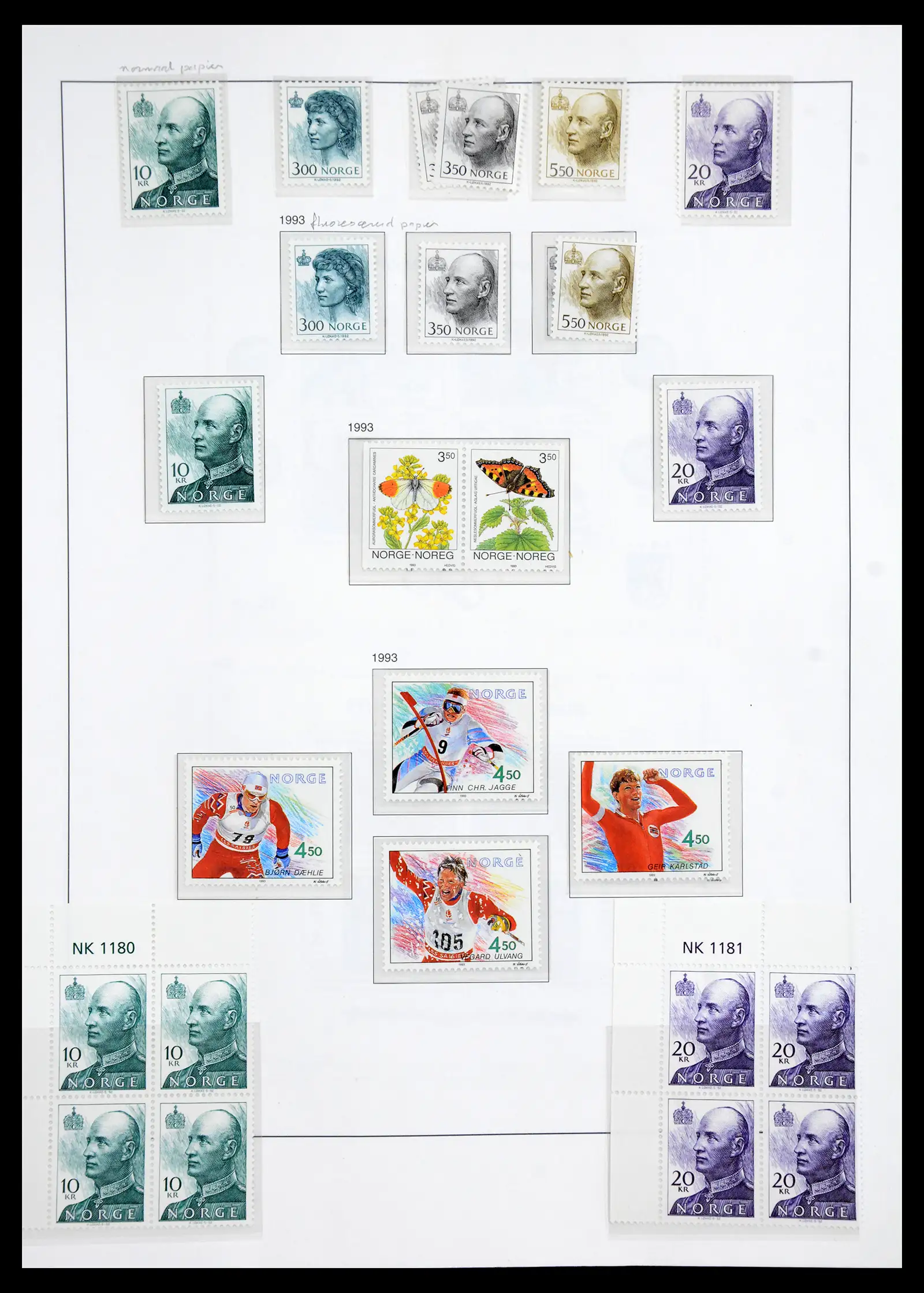 41062 0078 - Stamp collection 41062 Norway complete 1950-1009.