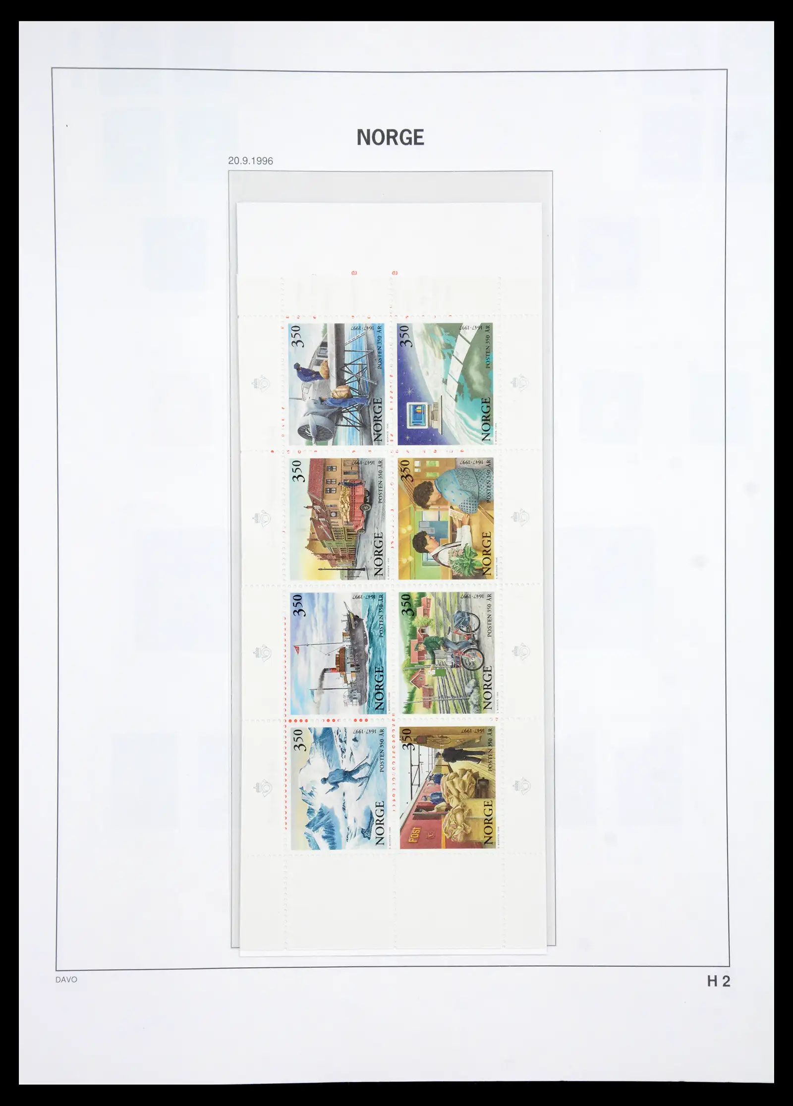 41062 0093 - Stamp collection 41062 Norway complete 1950-1009.